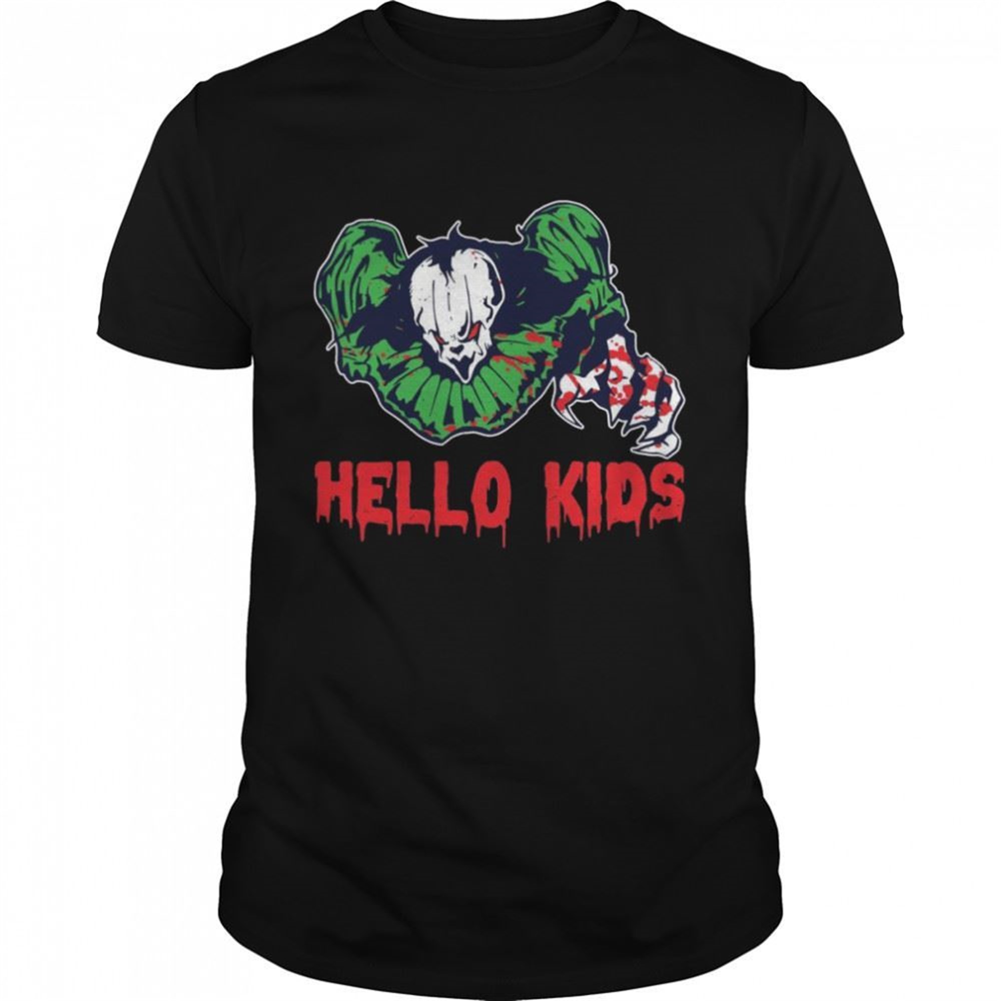 Hello Scary Clown Party Halloween Spirit Clown Shirt
