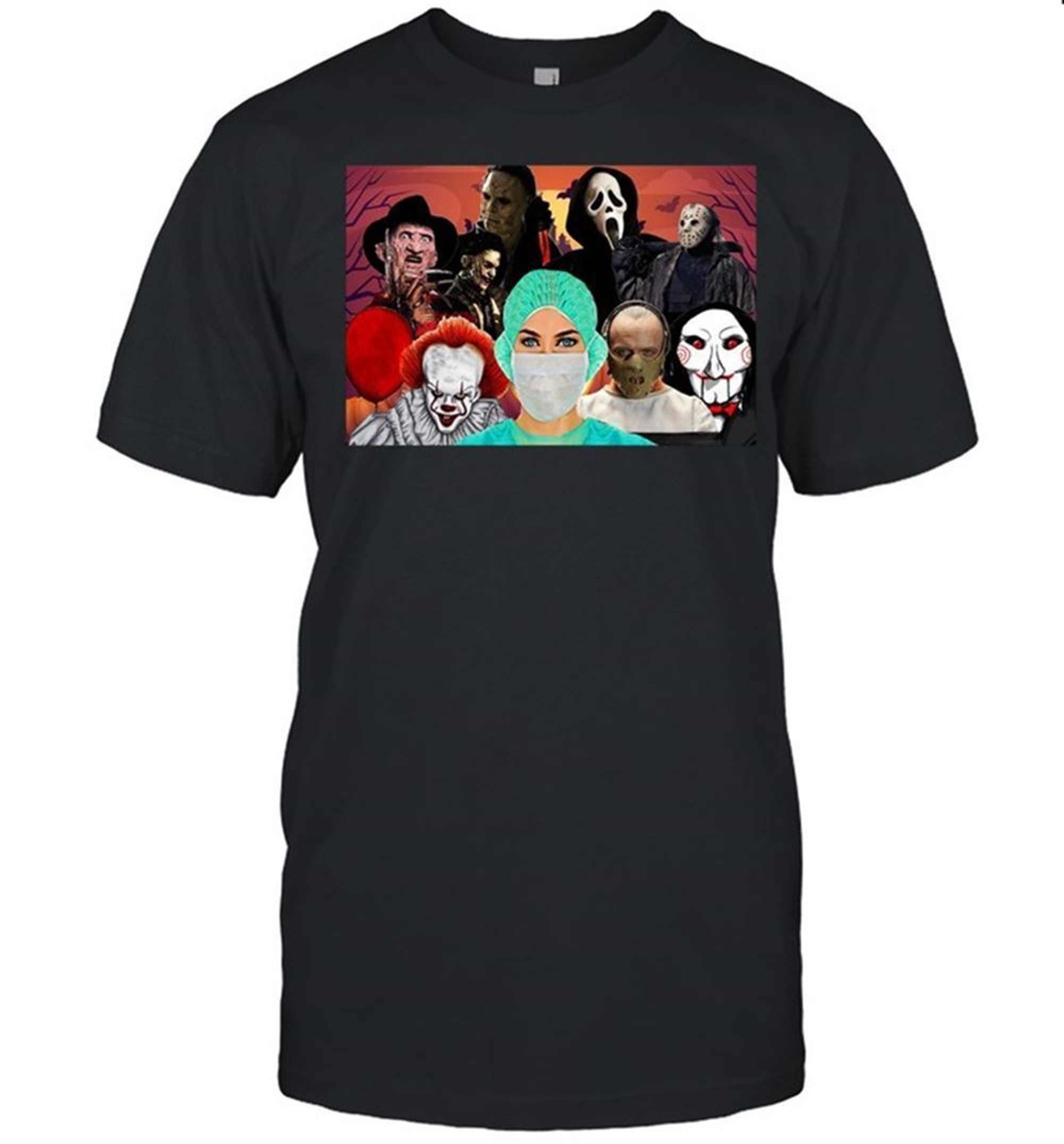 Horor Nurse Halloween Shirt