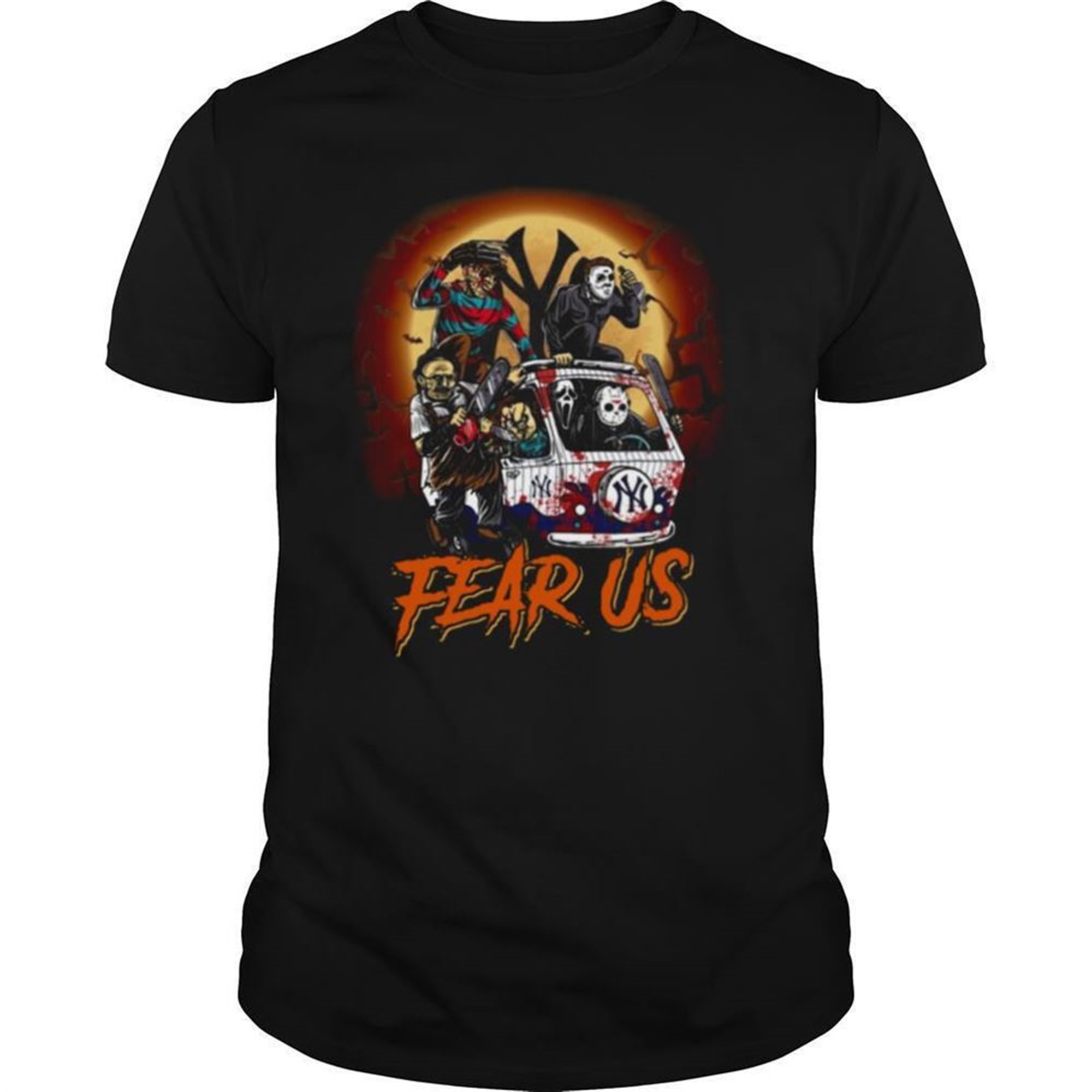 Horror Character Fear Us Halloween Shirt