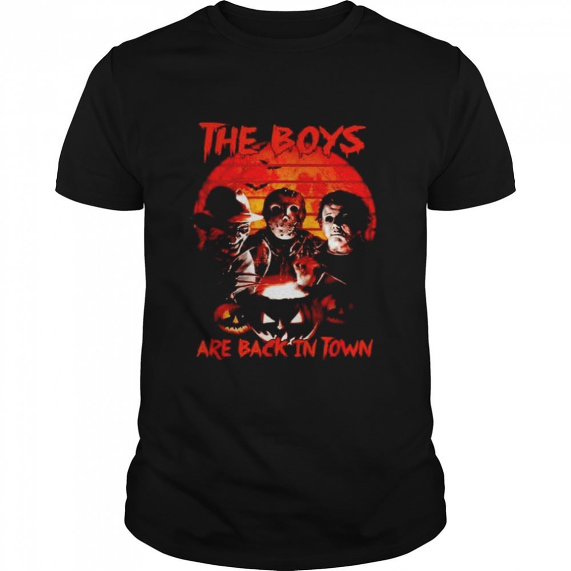 Horror Halloween The Boys Are Back In Town Shirt