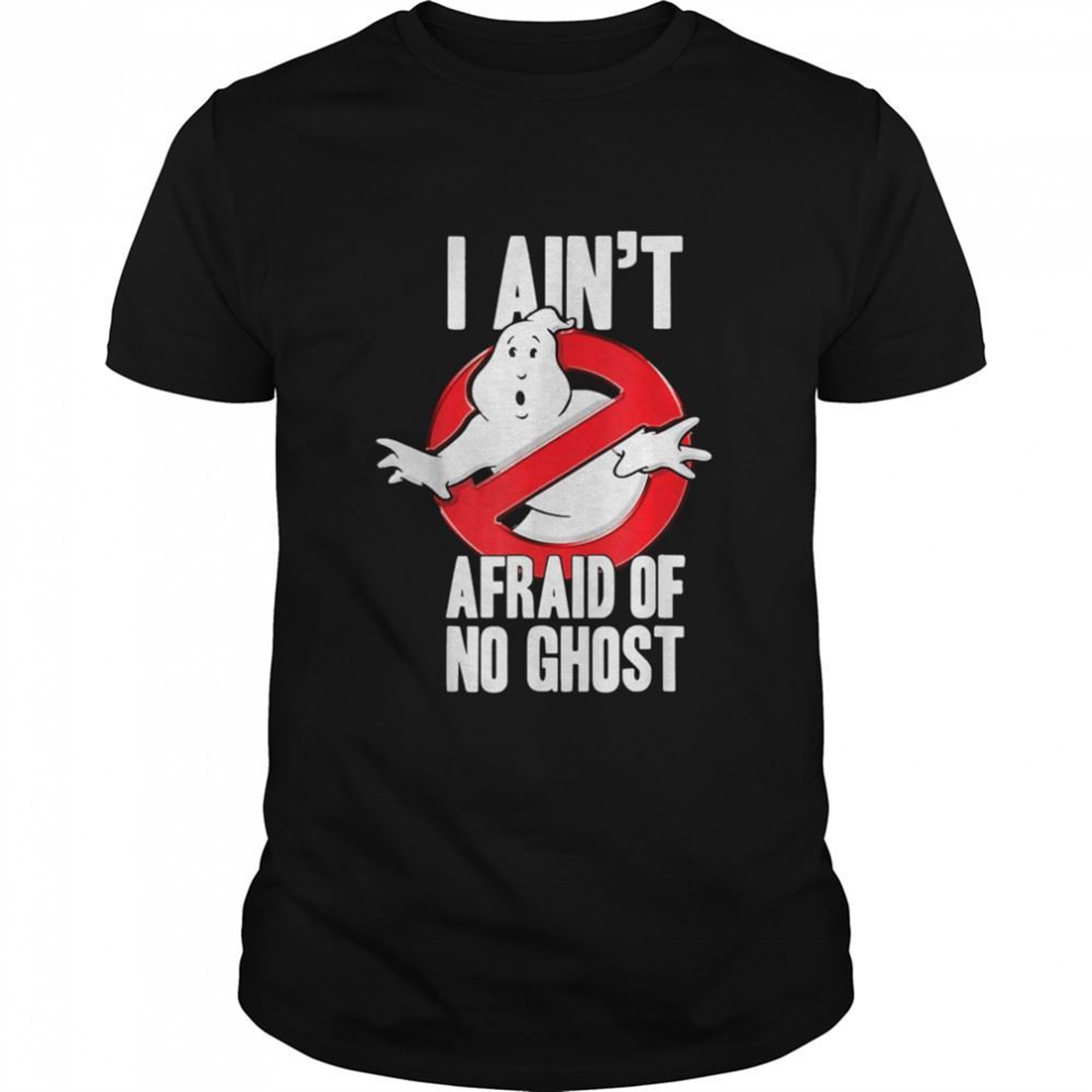 I Aint Afraid Of No Ghost Funny Halloween T-shirt
