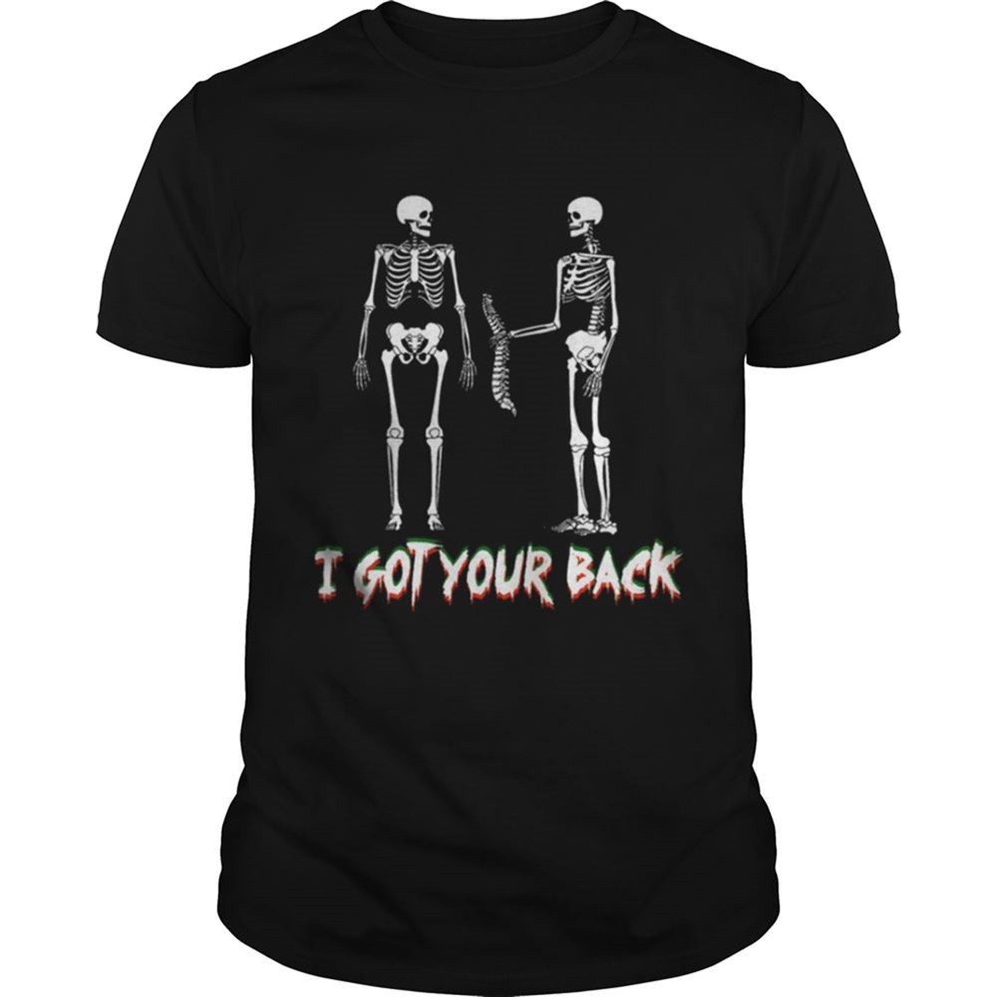 I Got Your Back Skeleton Halloween Fun T-shirt
