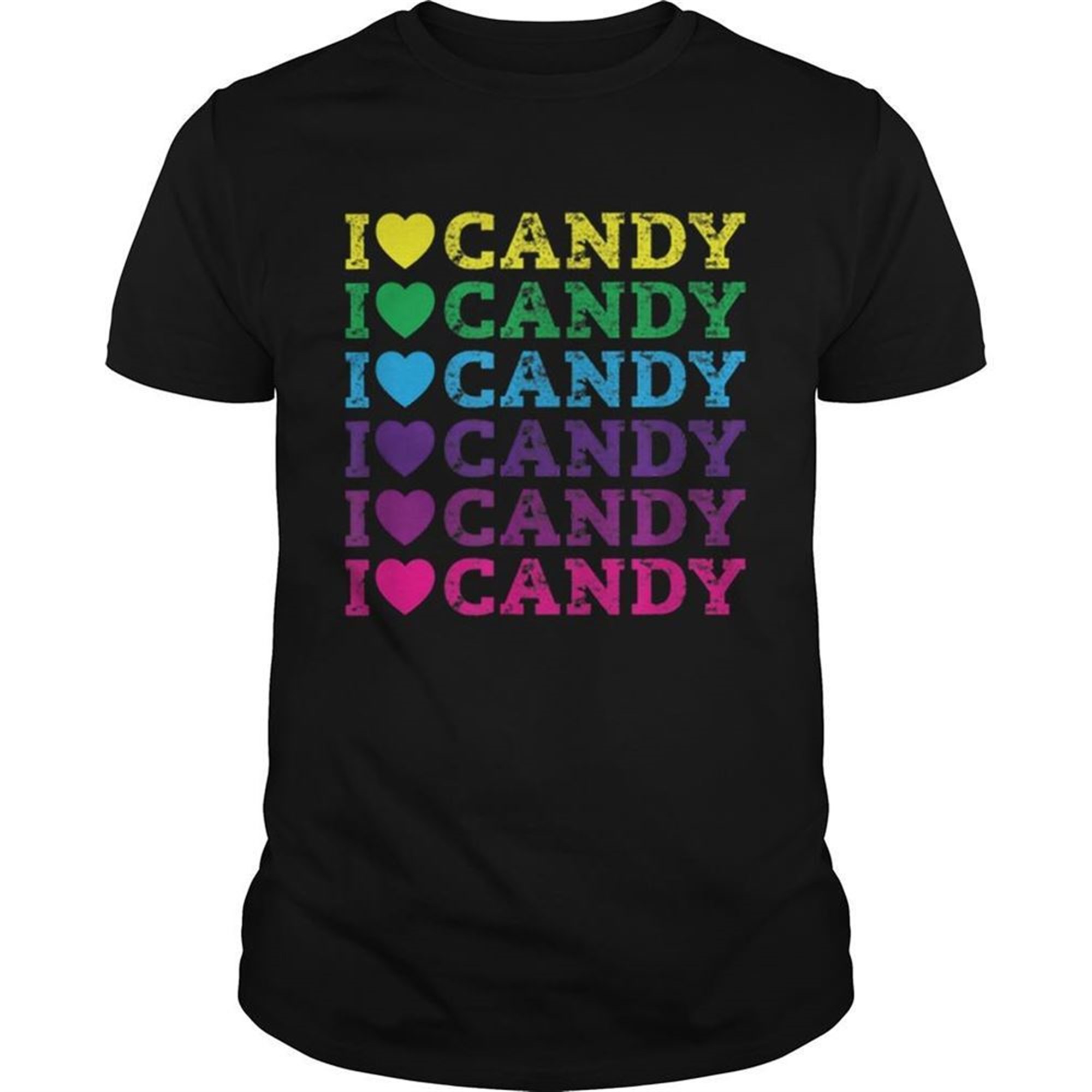 I Love Candy Halloween Party Cute Trick Or Treat Shirt