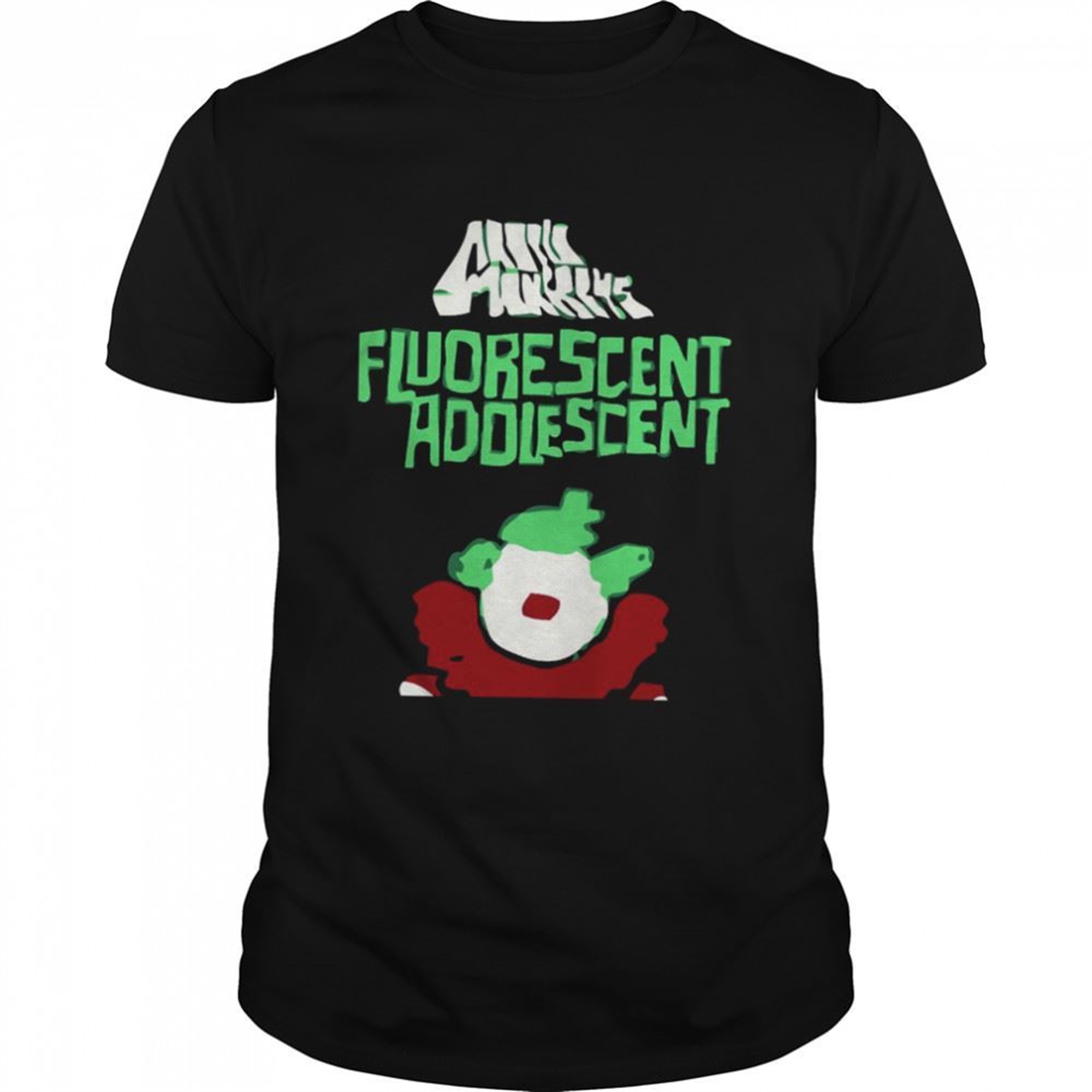 Iconic Design Fluorescent Adolescent Halloween Shirt