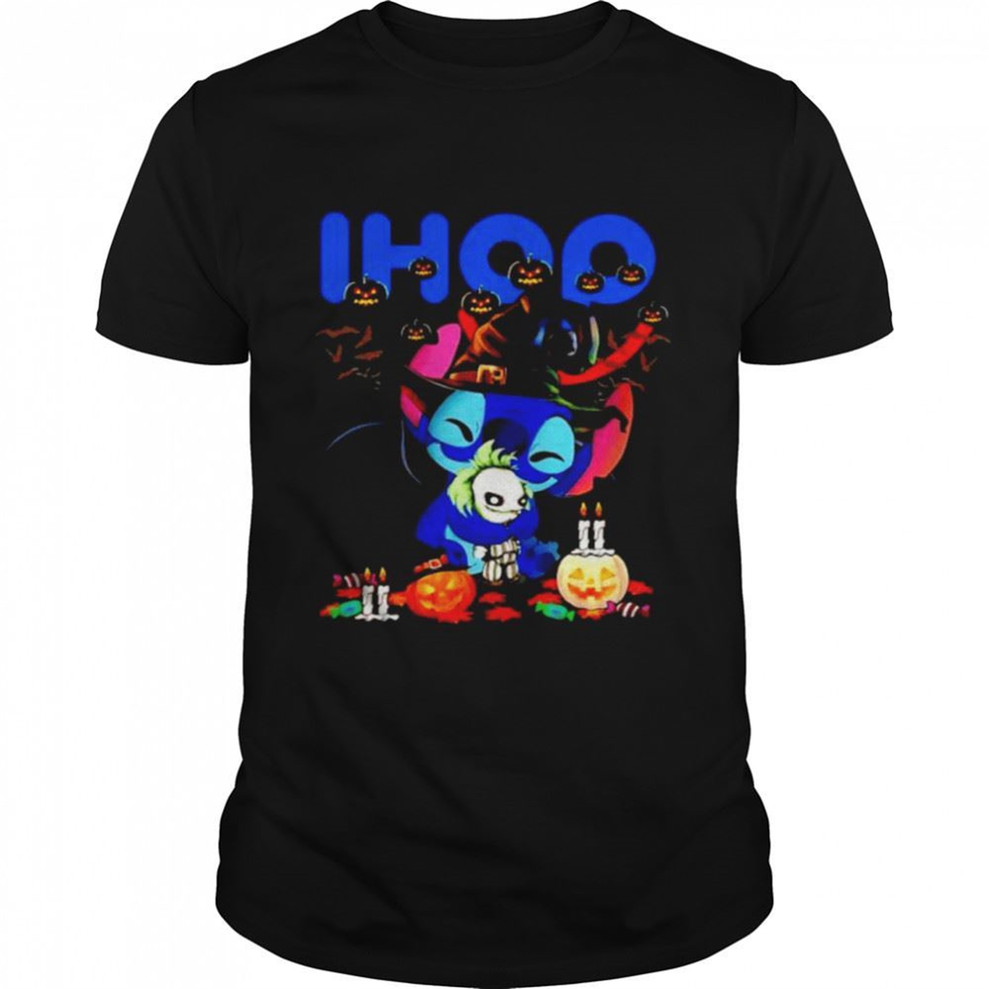Ihop Stitch Hug Joker Happy Halloween Shirt