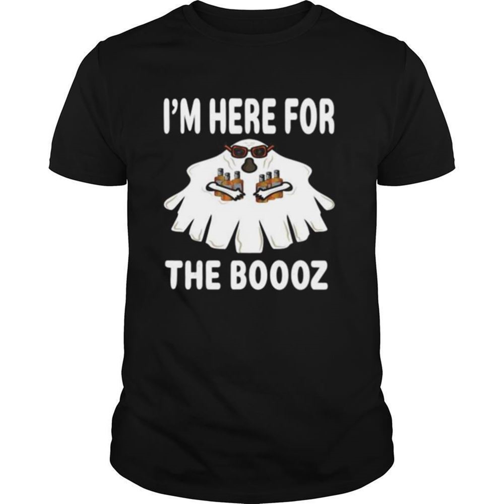 Im Here For The Boooz Ghost Costume Halloween Party Shirt
