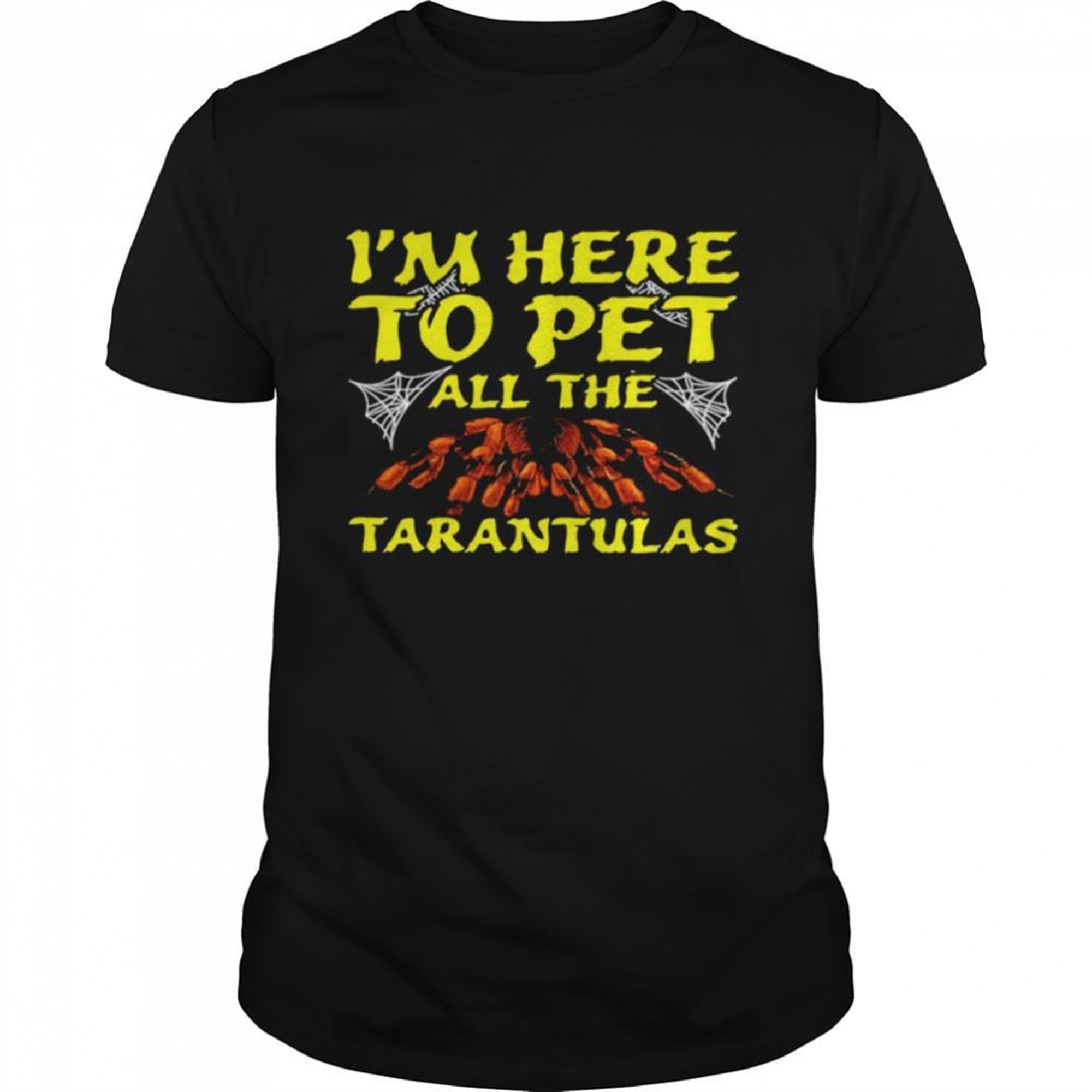 Im Here To Pet All The Cool Tarantula Spider Halloween T-shirt