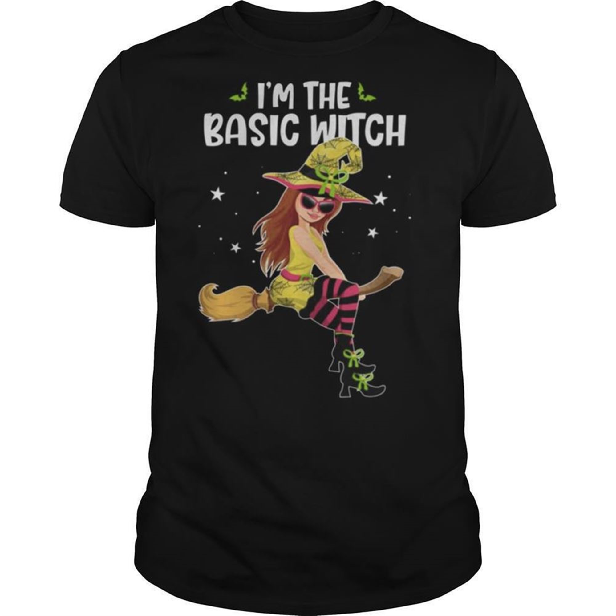 Im The Basic Witch Funny Halloween Matching Group Costume Shirt