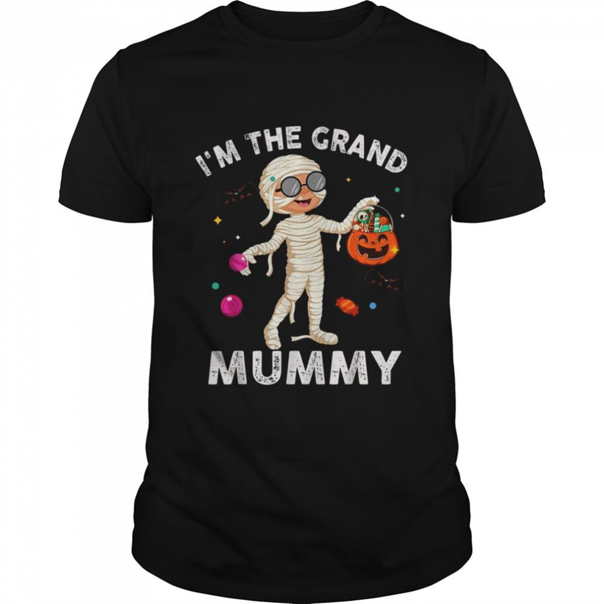 Im The Grand Mummy Funny Grandma Halloween T-shirt