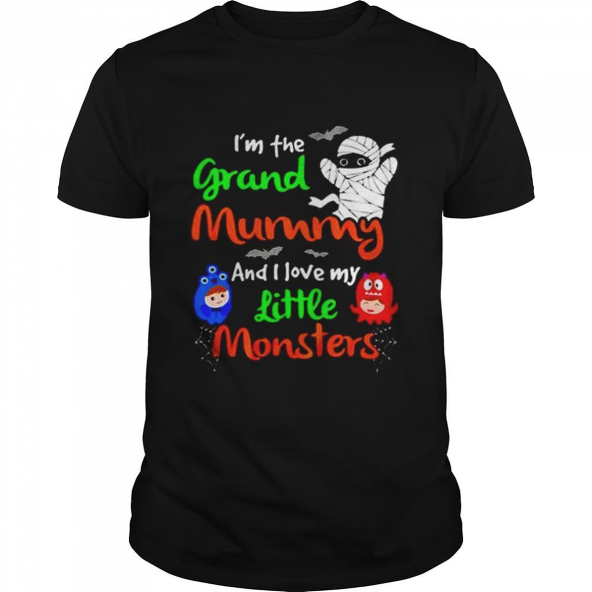 Im The Mummy And I Love My Little Monsters Halloween Shirt