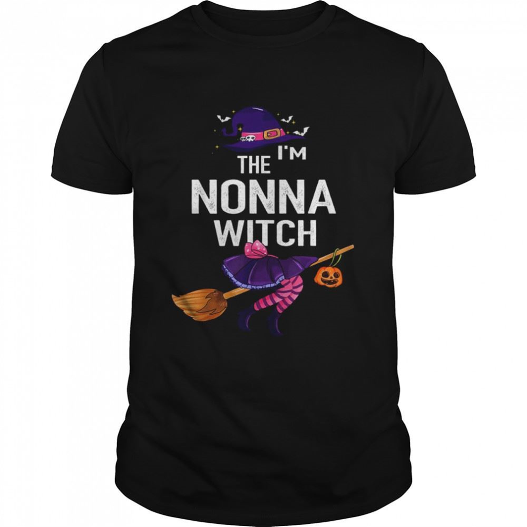 Im The Nonna Witch Grandma Halloween T-shirt