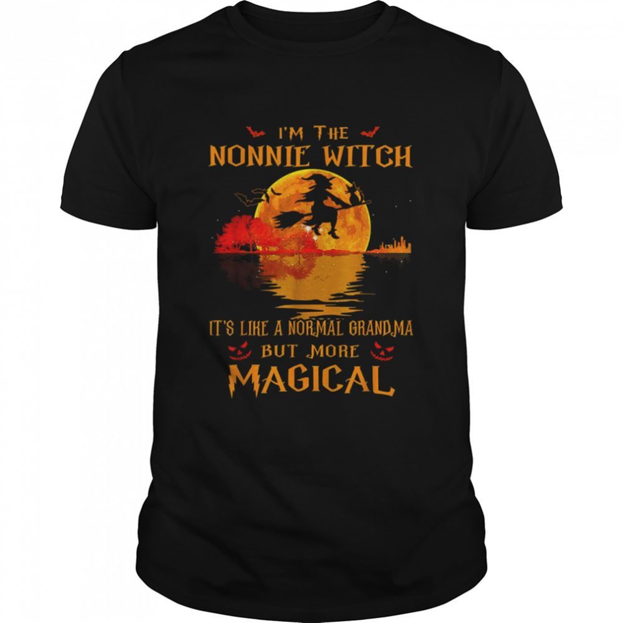 Im The Nonnie Witch It_s Like A Normal Grandma Halloween T-shirt