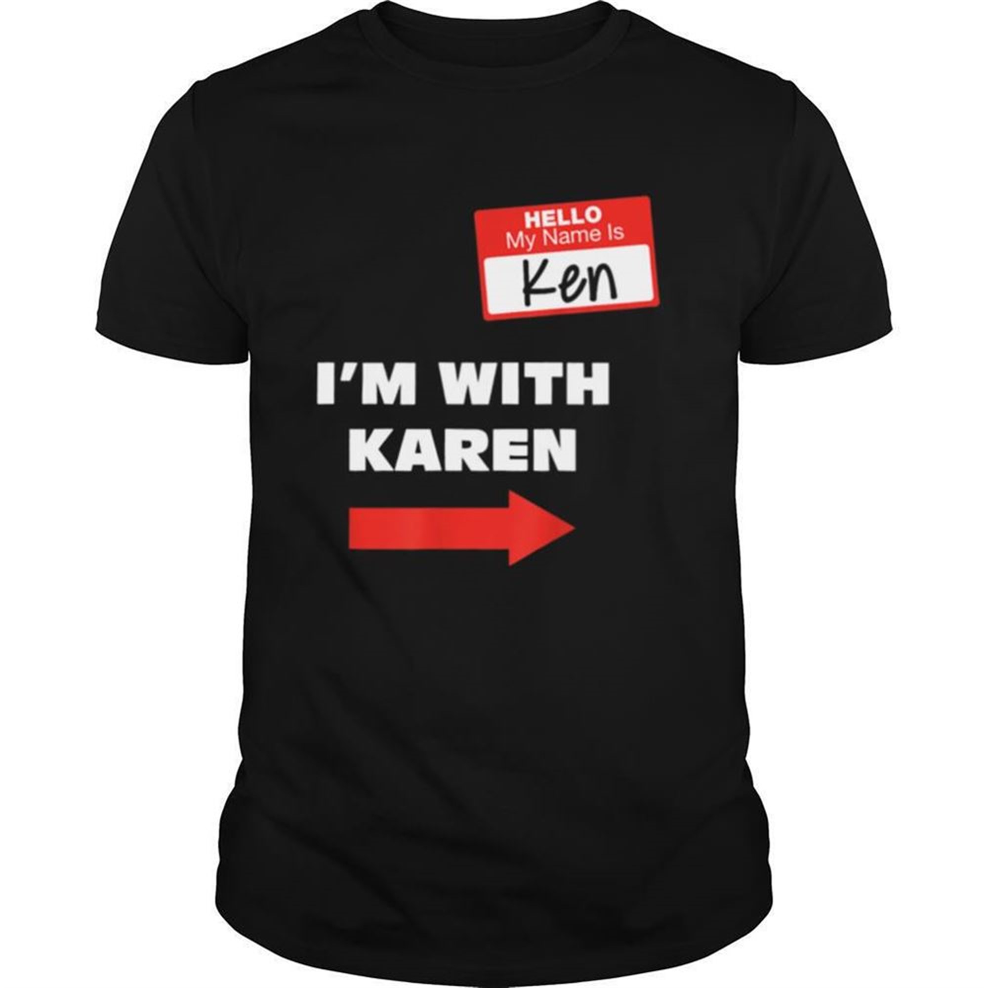 Im With Karen Couples Ken Halloween Costume Shirt
