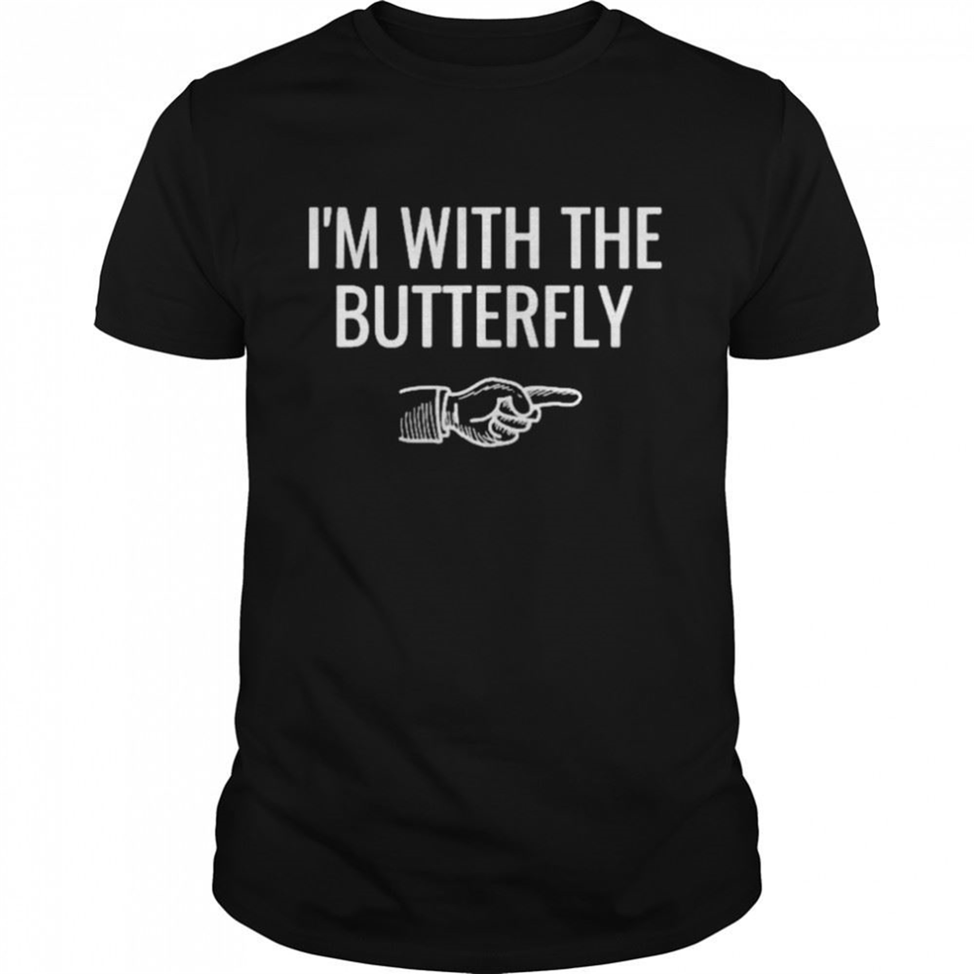 Im With The Butterfly Halloween Shirt