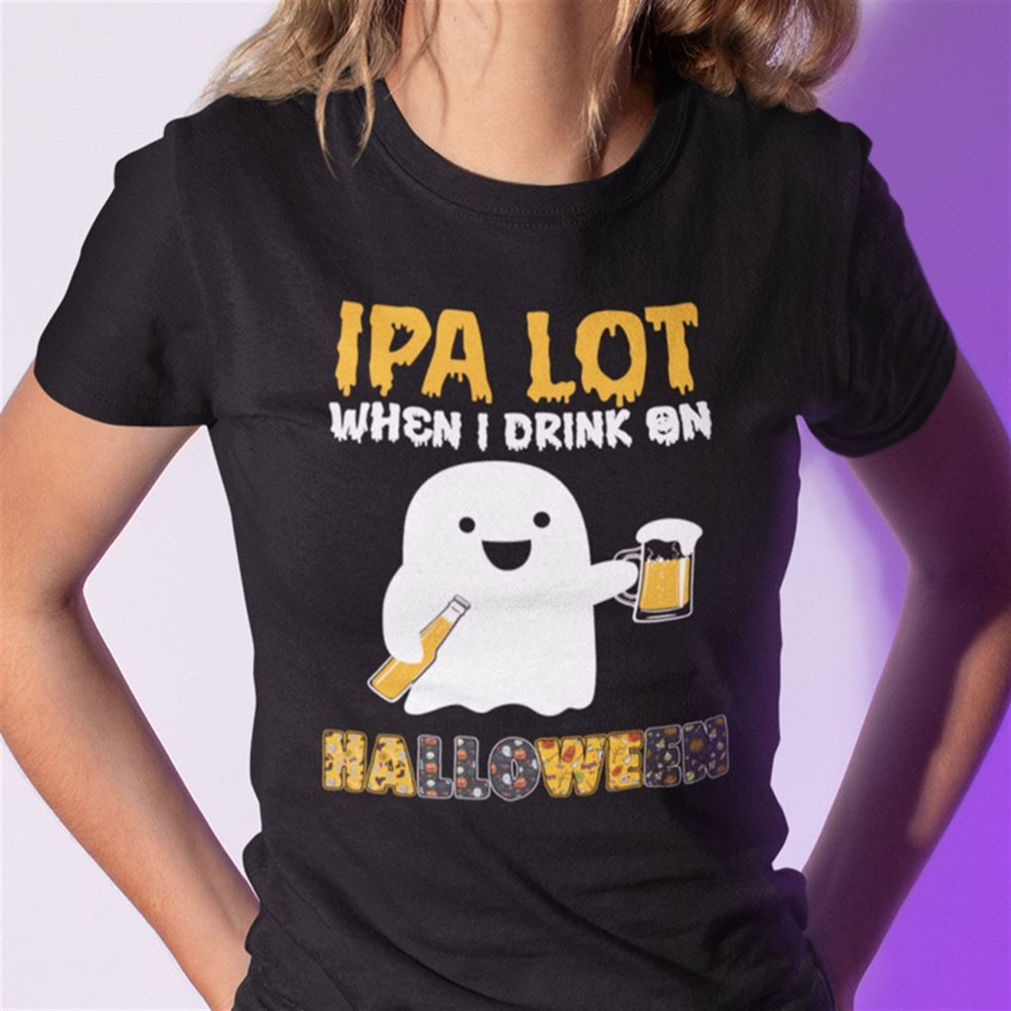Ipa Lot When I Drink On Halloween Shirt
