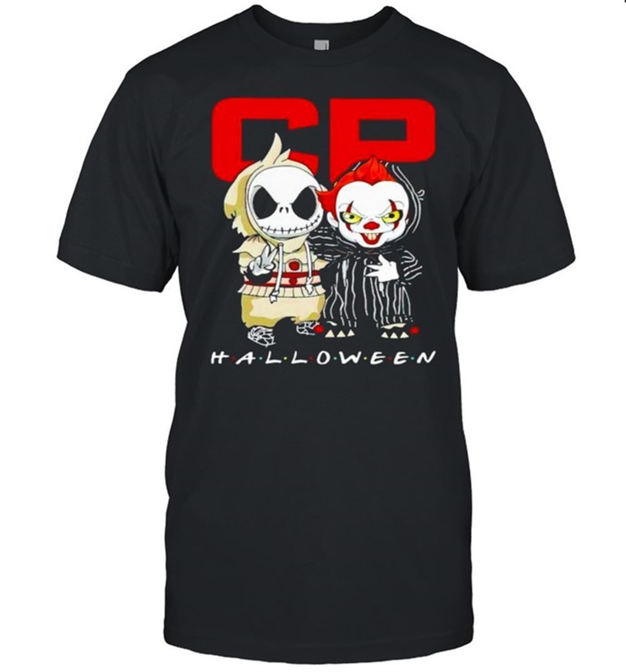 Jack Skellington And Pennywise Canadian Pacific Halloween Shirt