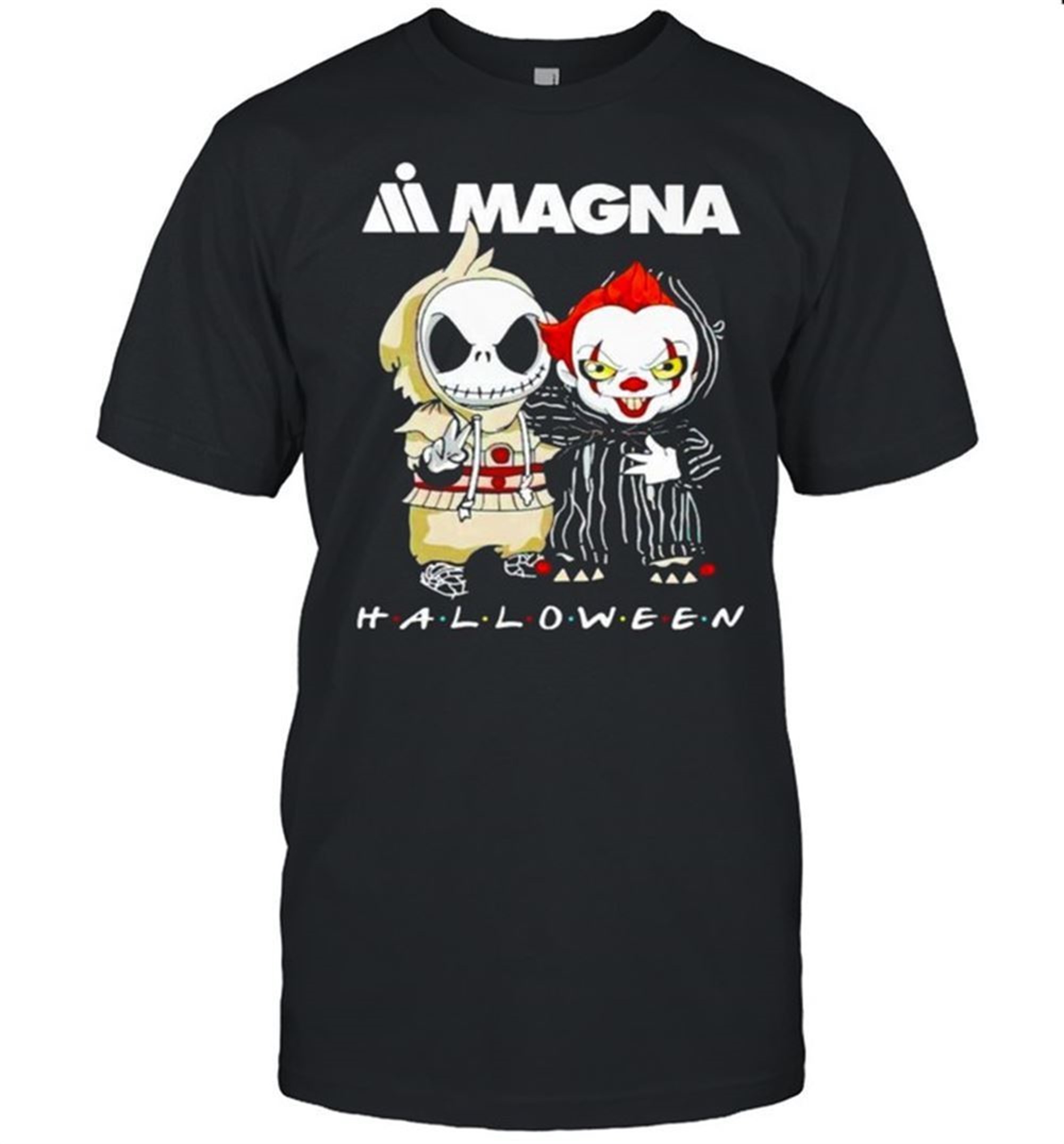 Jack Skellington And Pennywise Magna Halloween Shirt