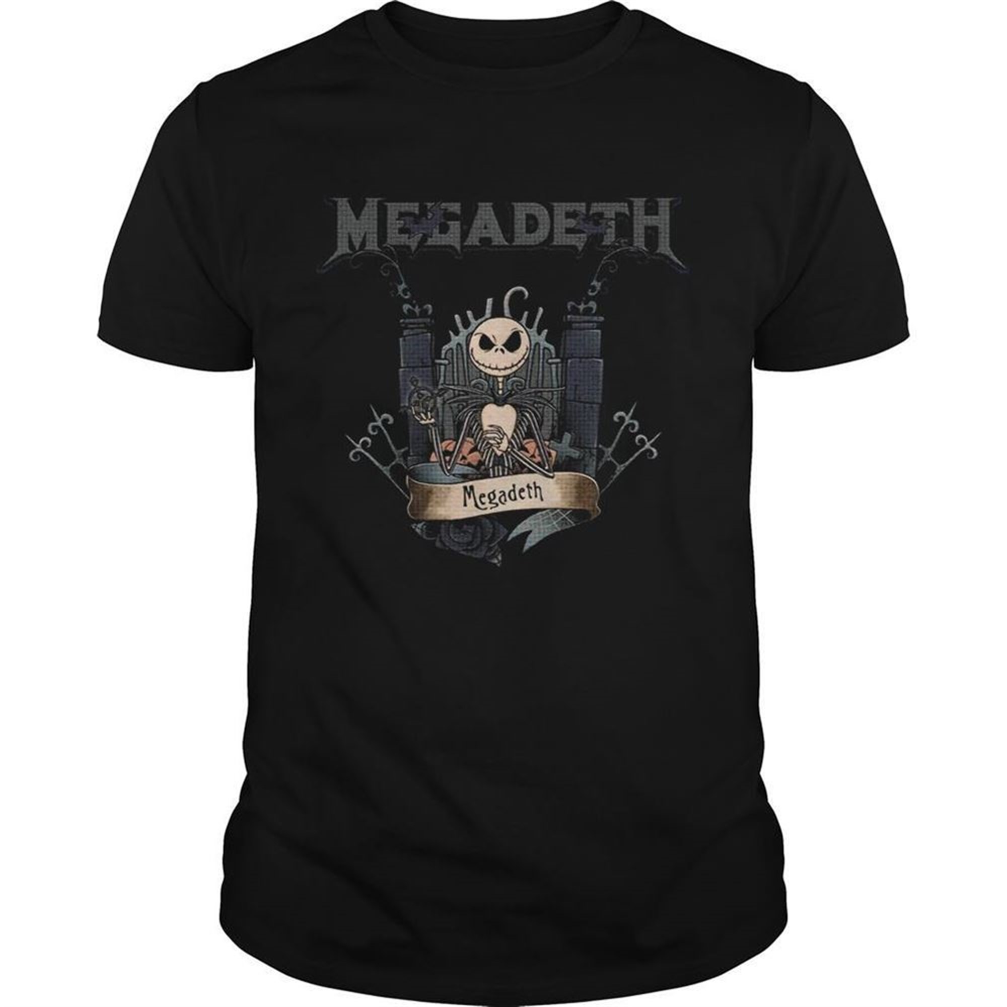 Jack Skellington Megadeth Halloween Shirt
