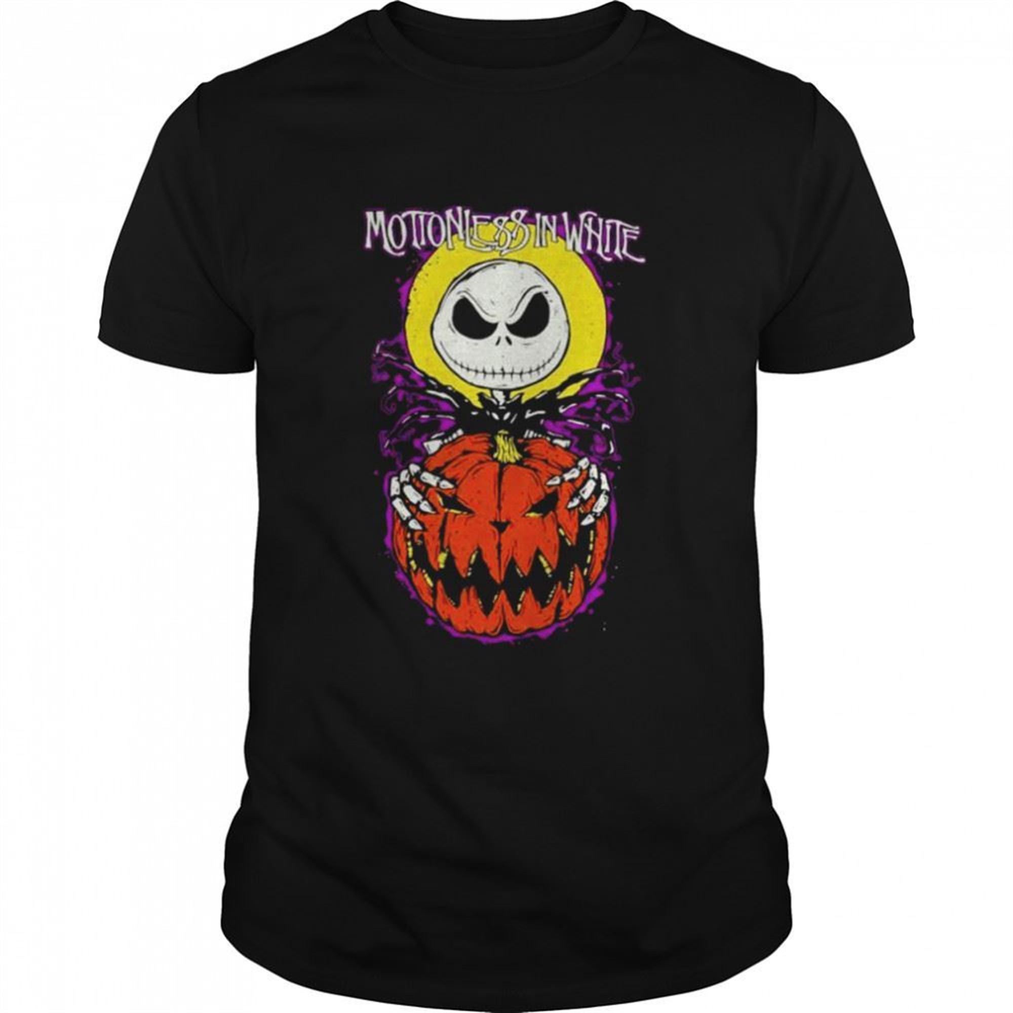 Jack Skellington Motionless In White Halloween Everyday Unisex T-shirt