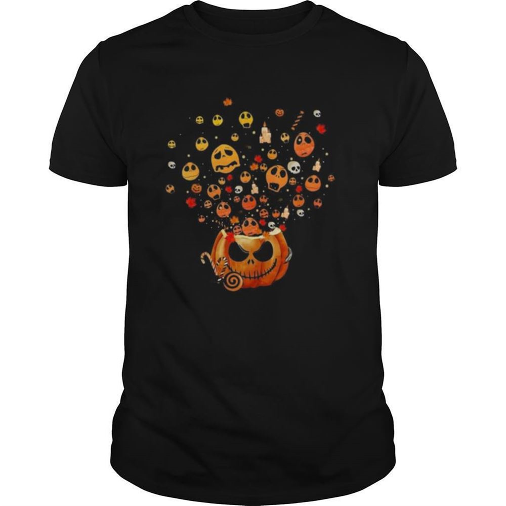 Jack Skellington Pumpkin Halloween Shirt
