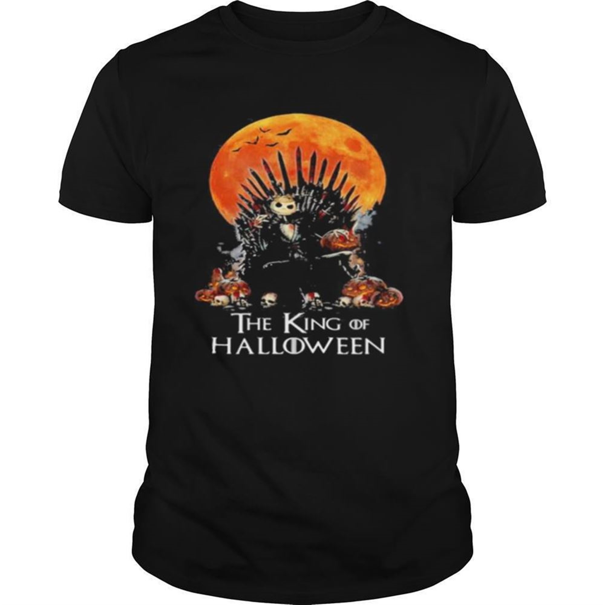 Jack Skellington The King Of Halloween Moon Shirt