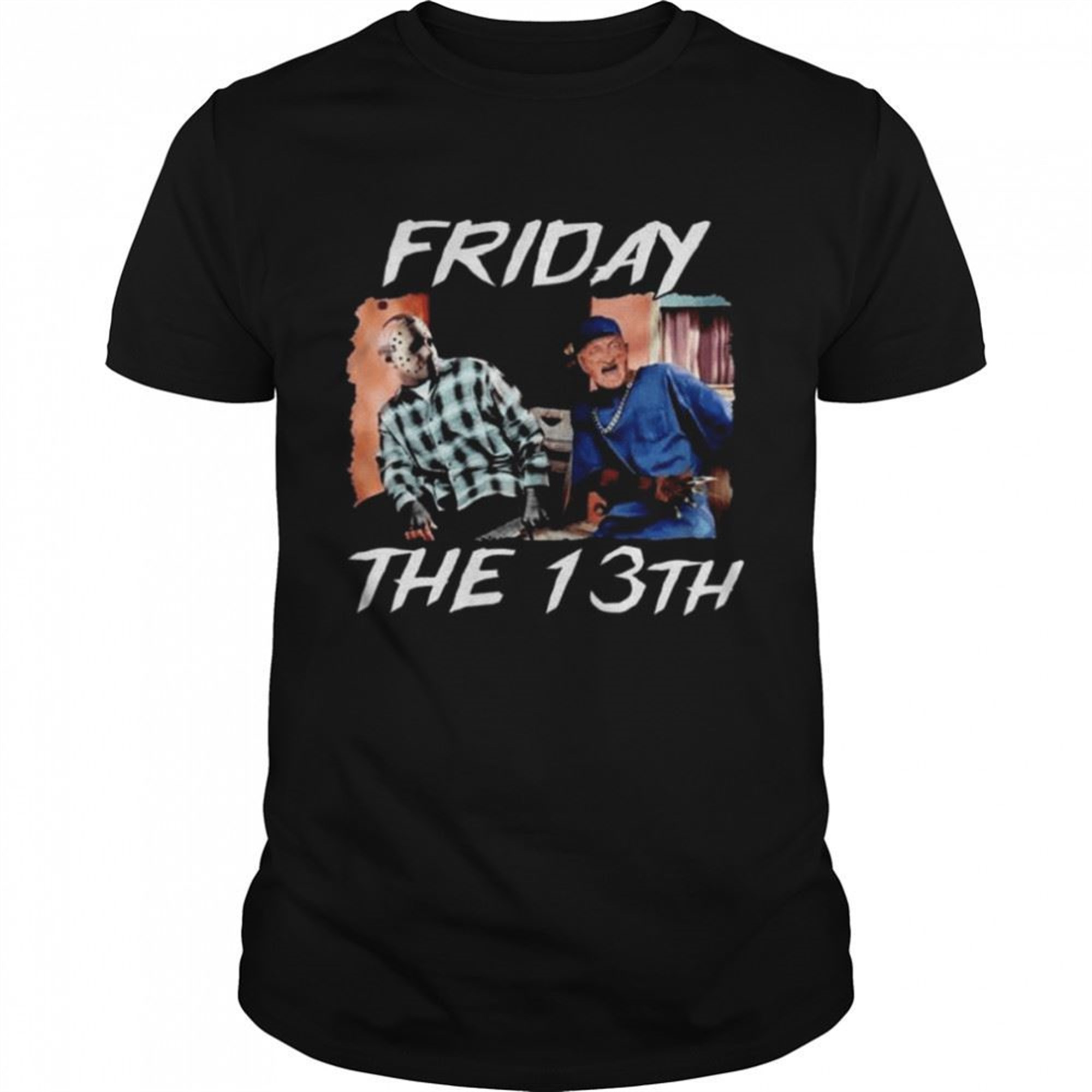Jason Voorhees And Freddy Krueger Friday Halloween 13th Shirt