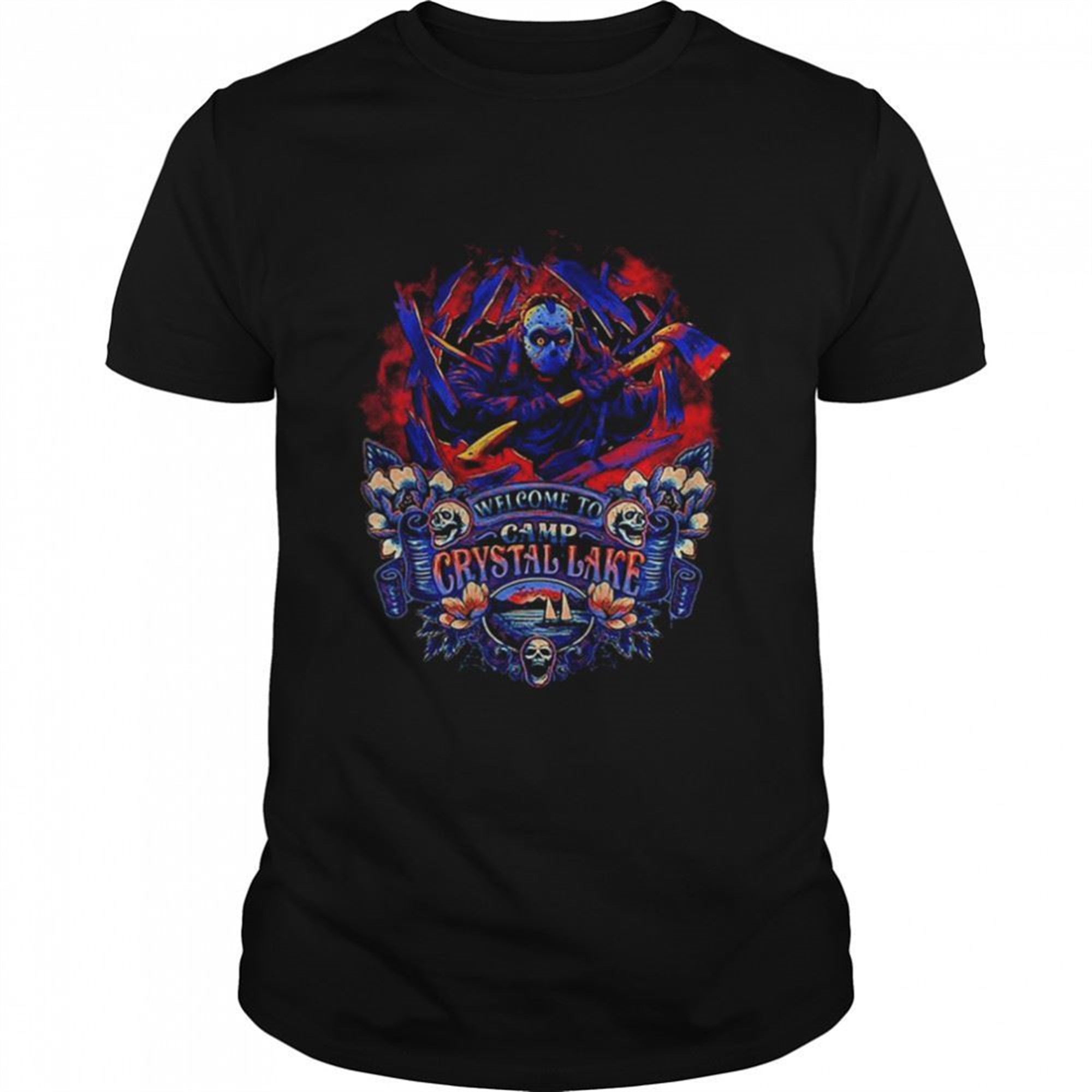 Jason Voorhees Welcome Camp Crystal Lake Halloween Shirt