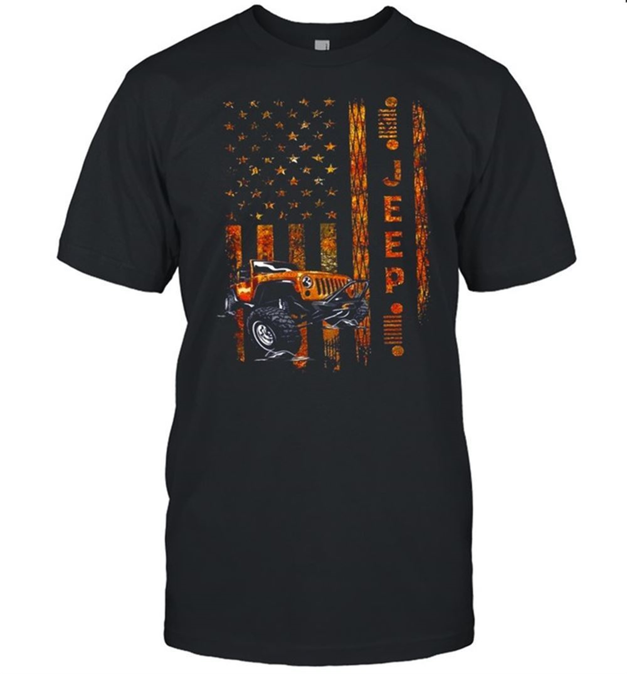 Jeep American Flag Halloween Shirt