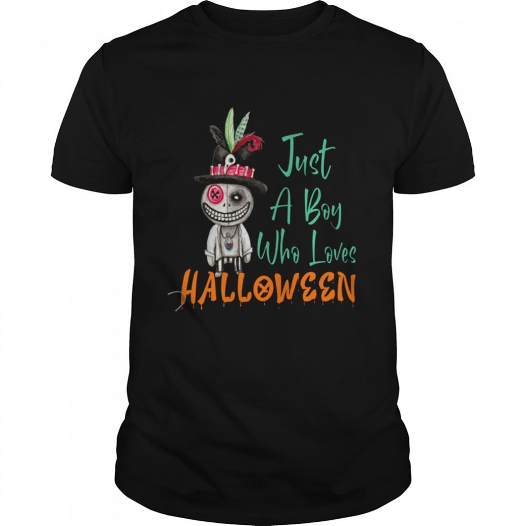 Just A Boy Who Loves Halloween Shirt