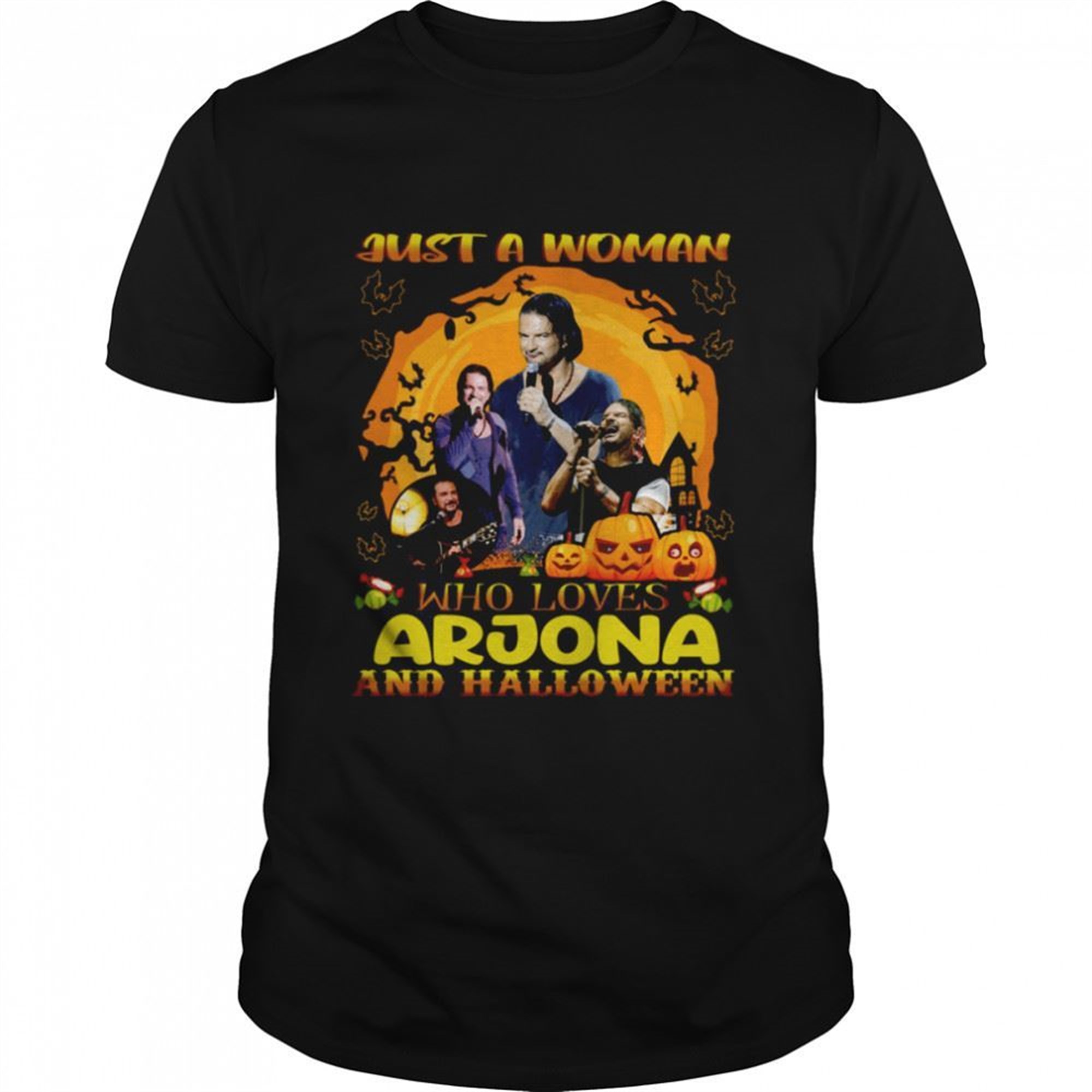 Just A Woman Who Loves Ricardo And Halloween Shirt