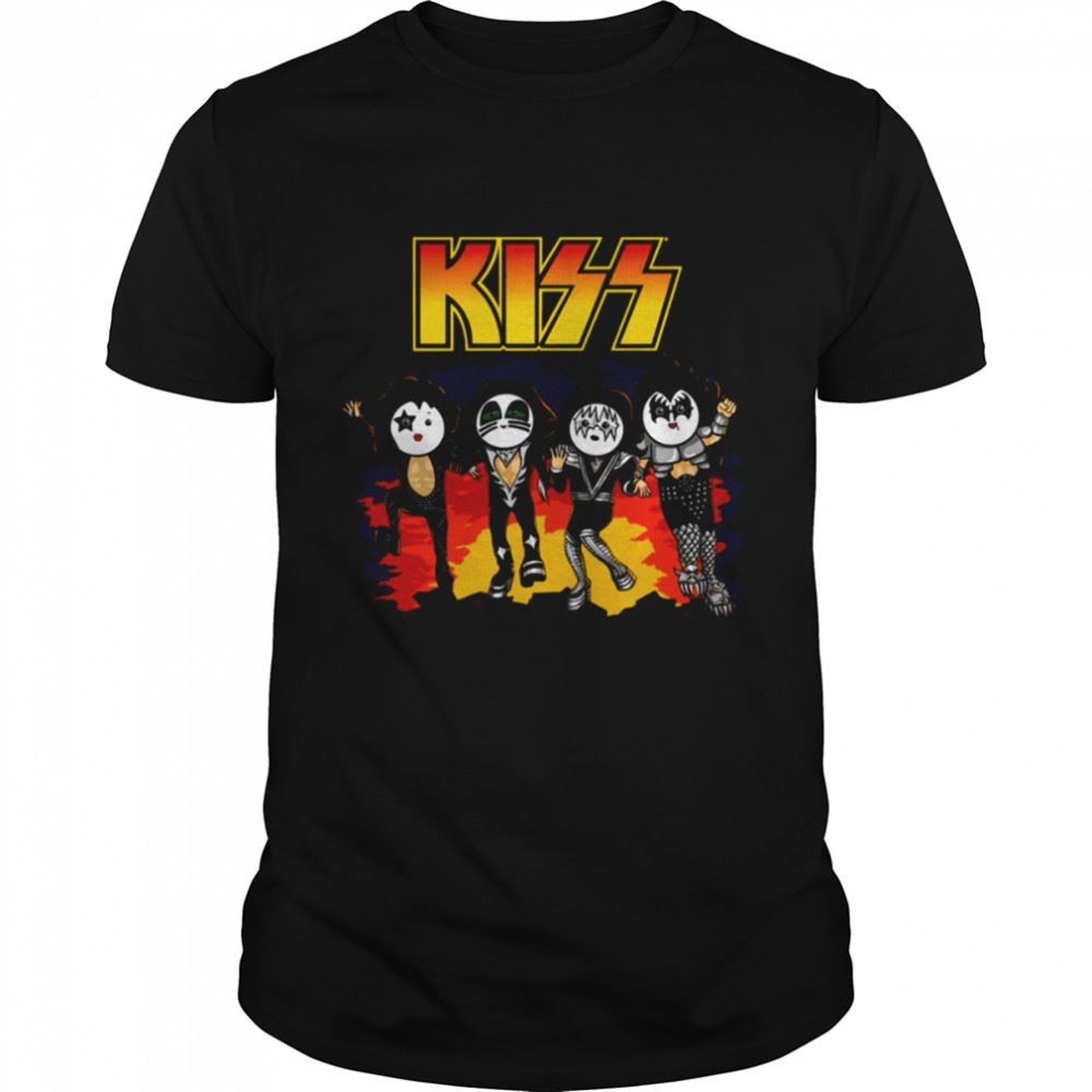 Kawaii Kiss Band Happy Halloween Shirt
