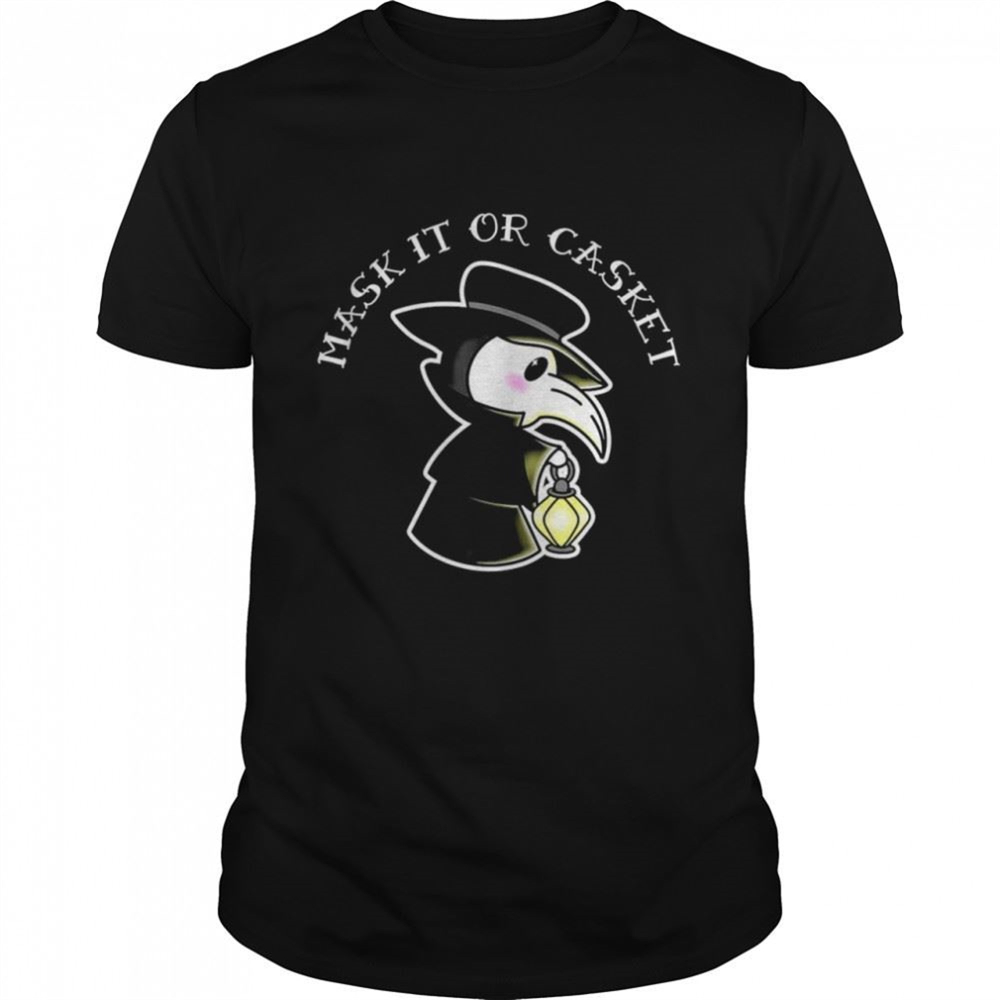 Kawaii Plague Doctor Mask It Or Casket Halloween Goth Chibi Shirt