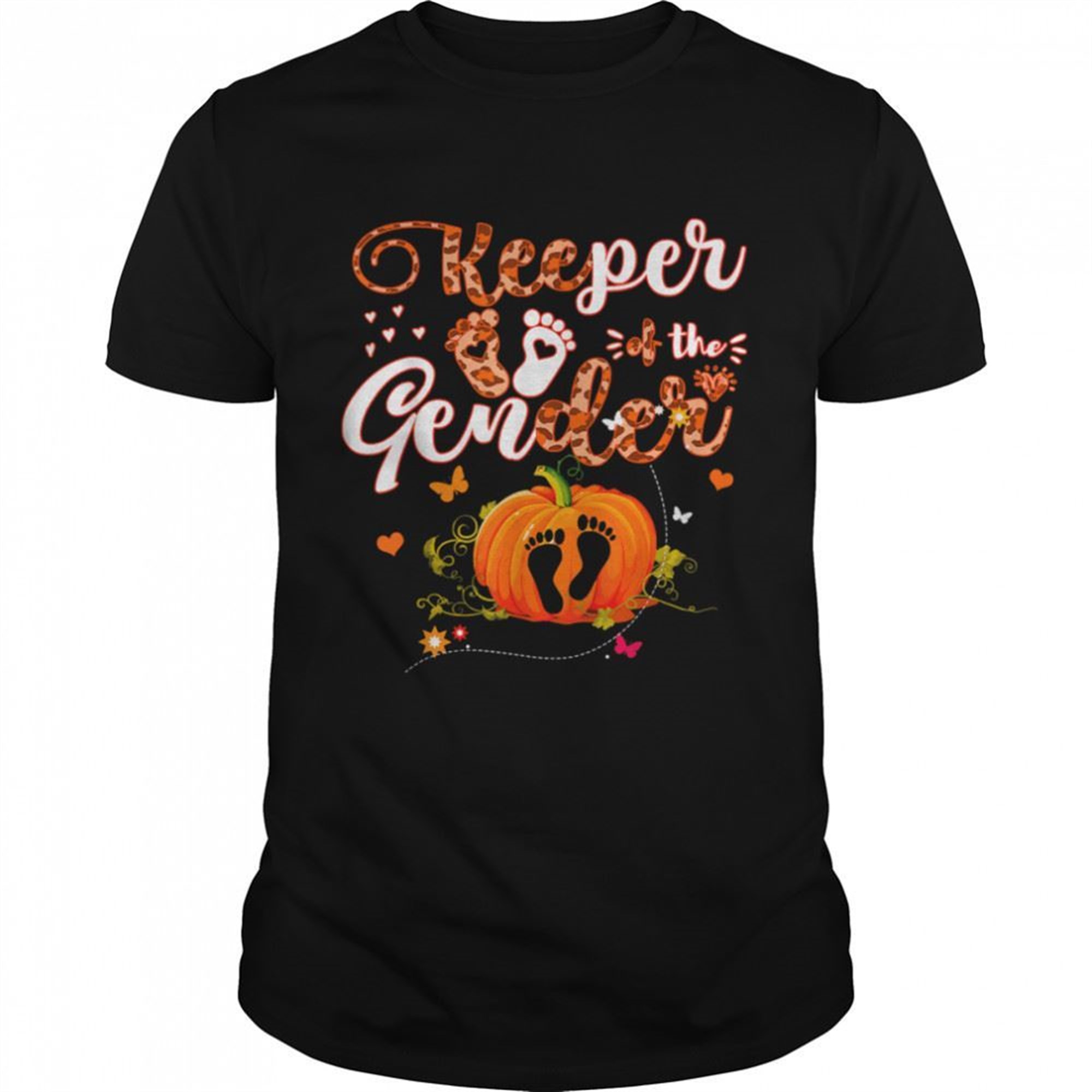 Keeper Of The Gender Reveal Baby Halloween Party T-shirt