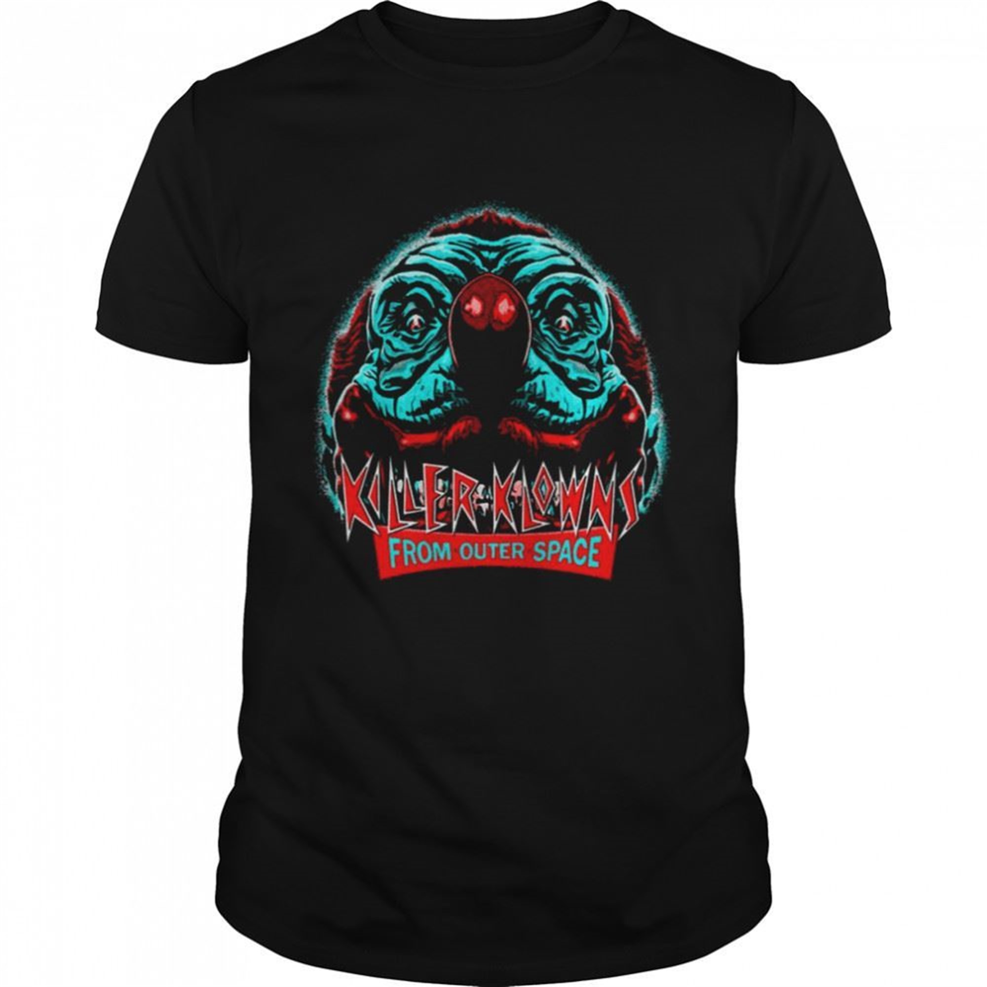 Killer Klowns Halloween Monsters Iconic Art Outer Space Shirt