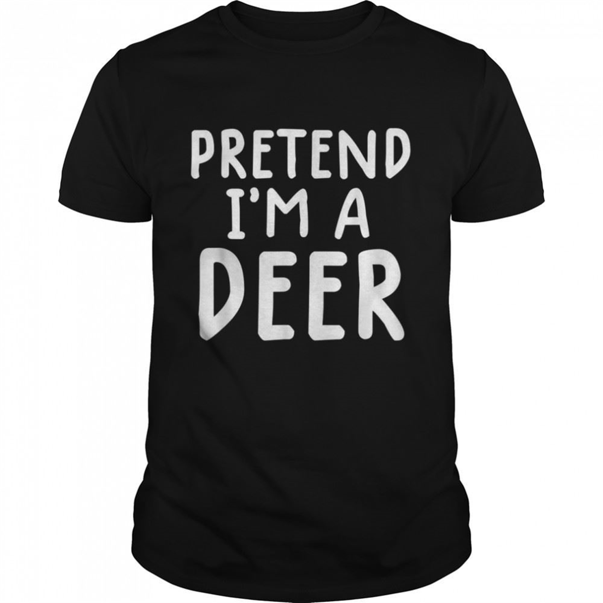 Lazy Halloween Costume Shirt Pretend Im A Deer Costume Shirt