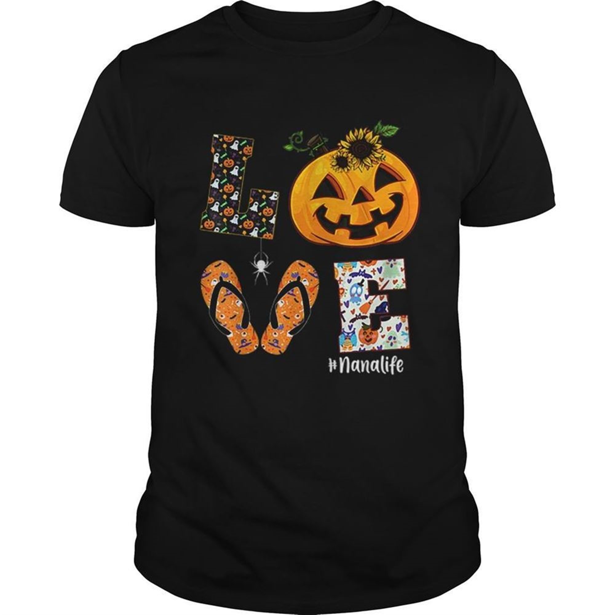 Love Nanalifehalloween Sunflower Shirt