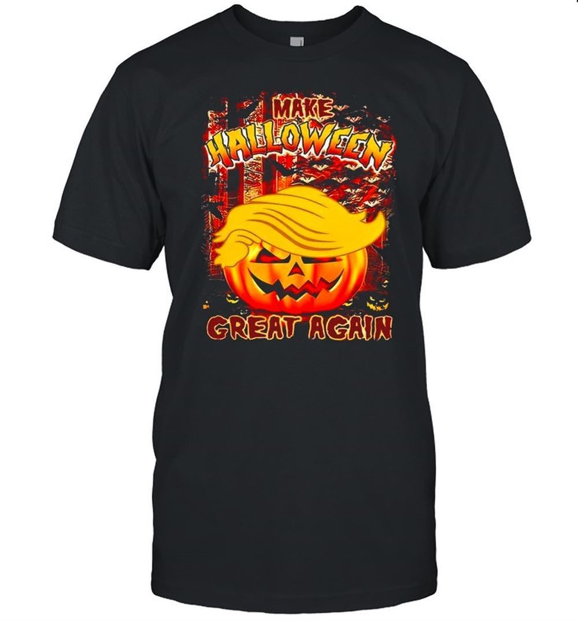 Maga Trumpkin Pumpkin Make Halloween Great Again Shirt