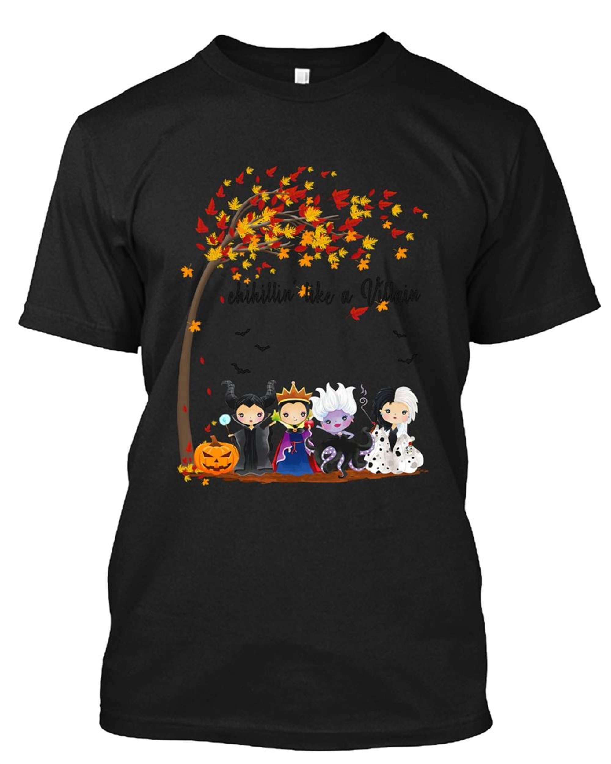 Maleficent Chillin Like A Villain Halloween T Shirt