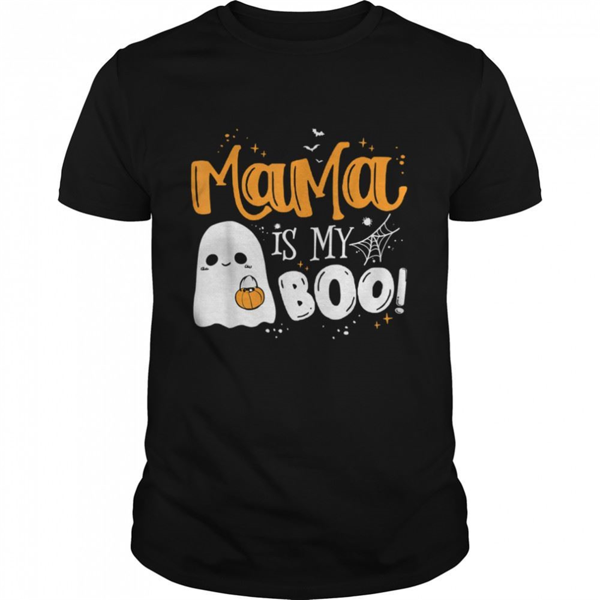 Mama Is My Boo Kid Toddler Teen Halloween Boo Ghost Shirt