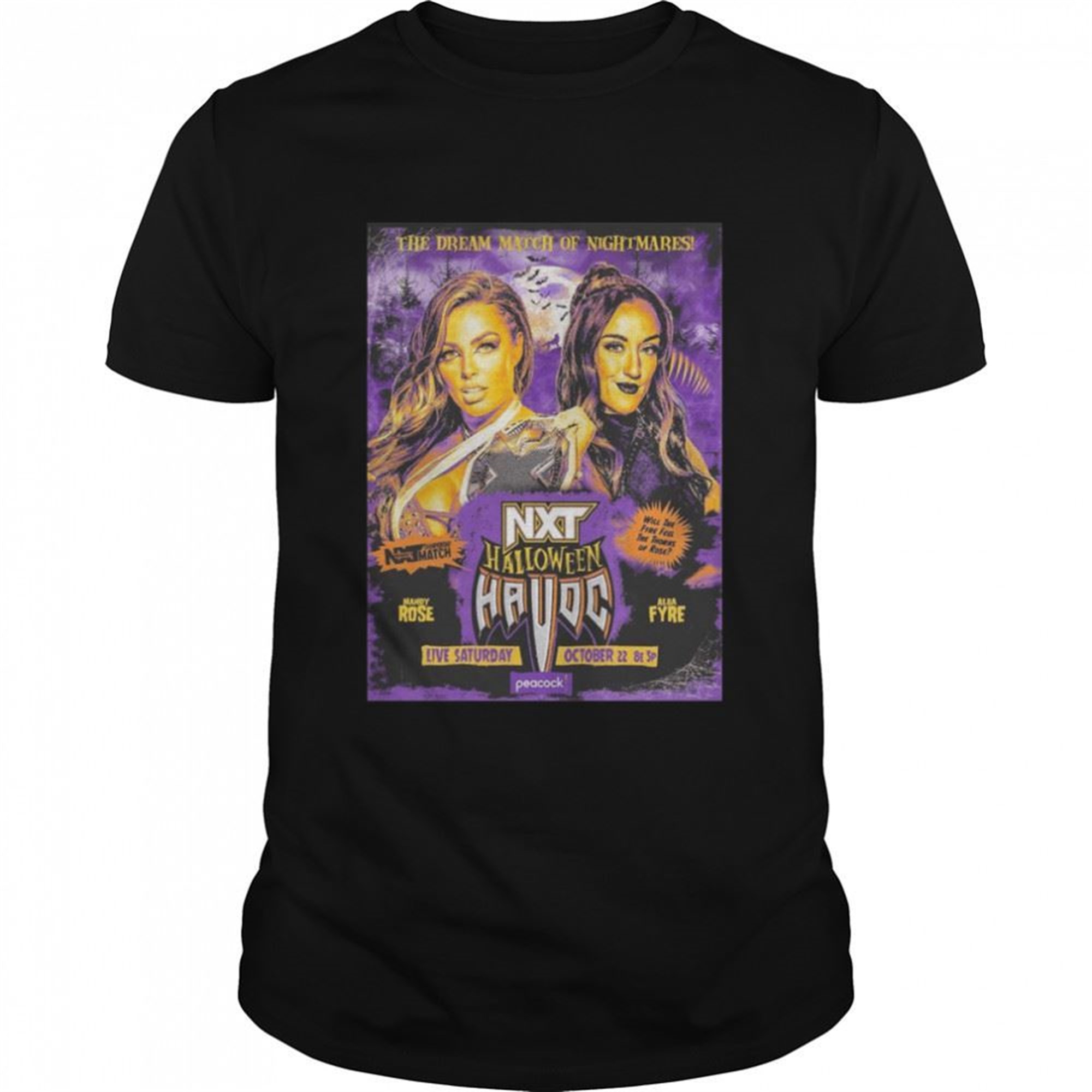 Mandy Rose Vs Alba Fyre At Wwe Nxt Halloween Havoc Shirt