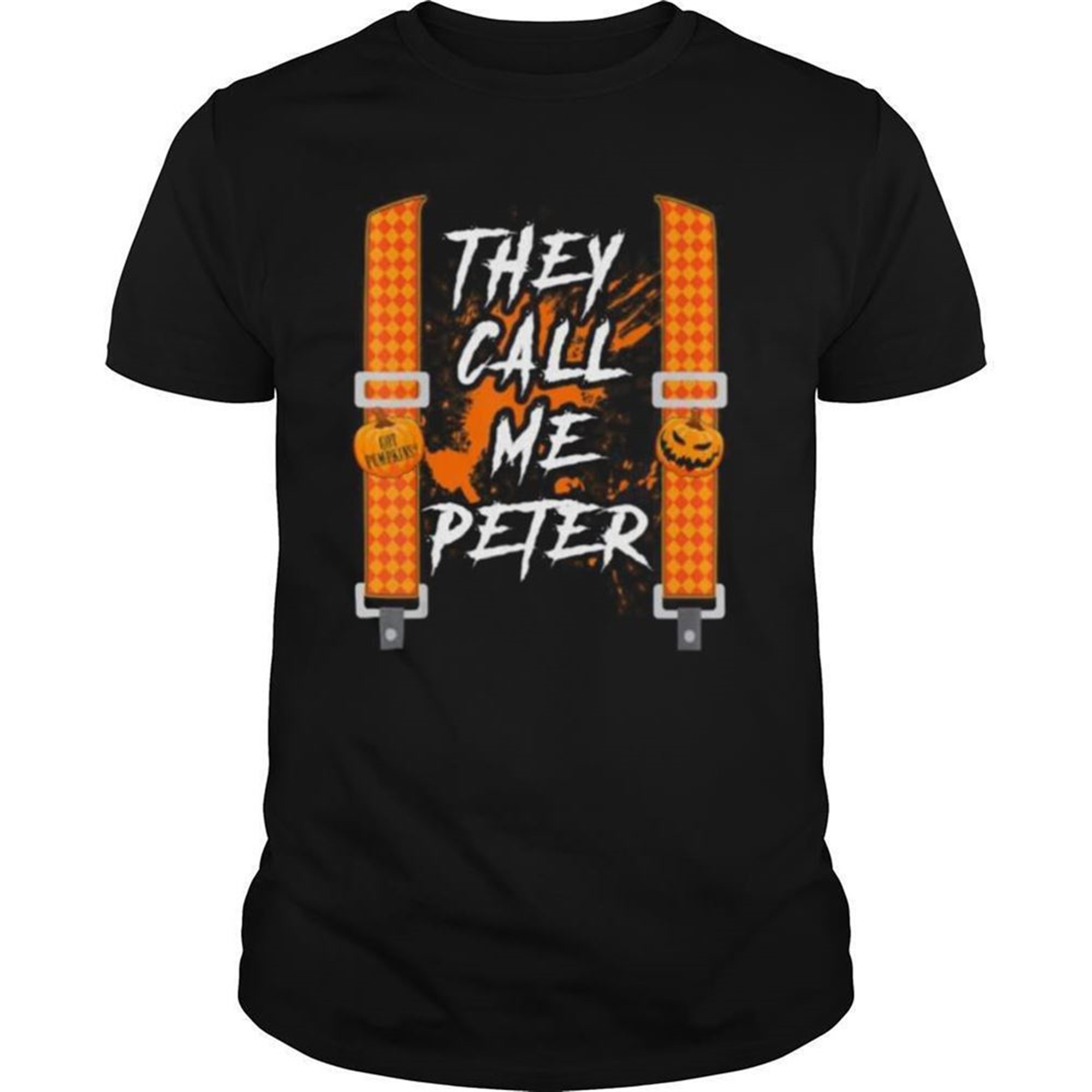 Mens They Call Me Peter Halloween Pumpkin Eater Couples Costume Shirt