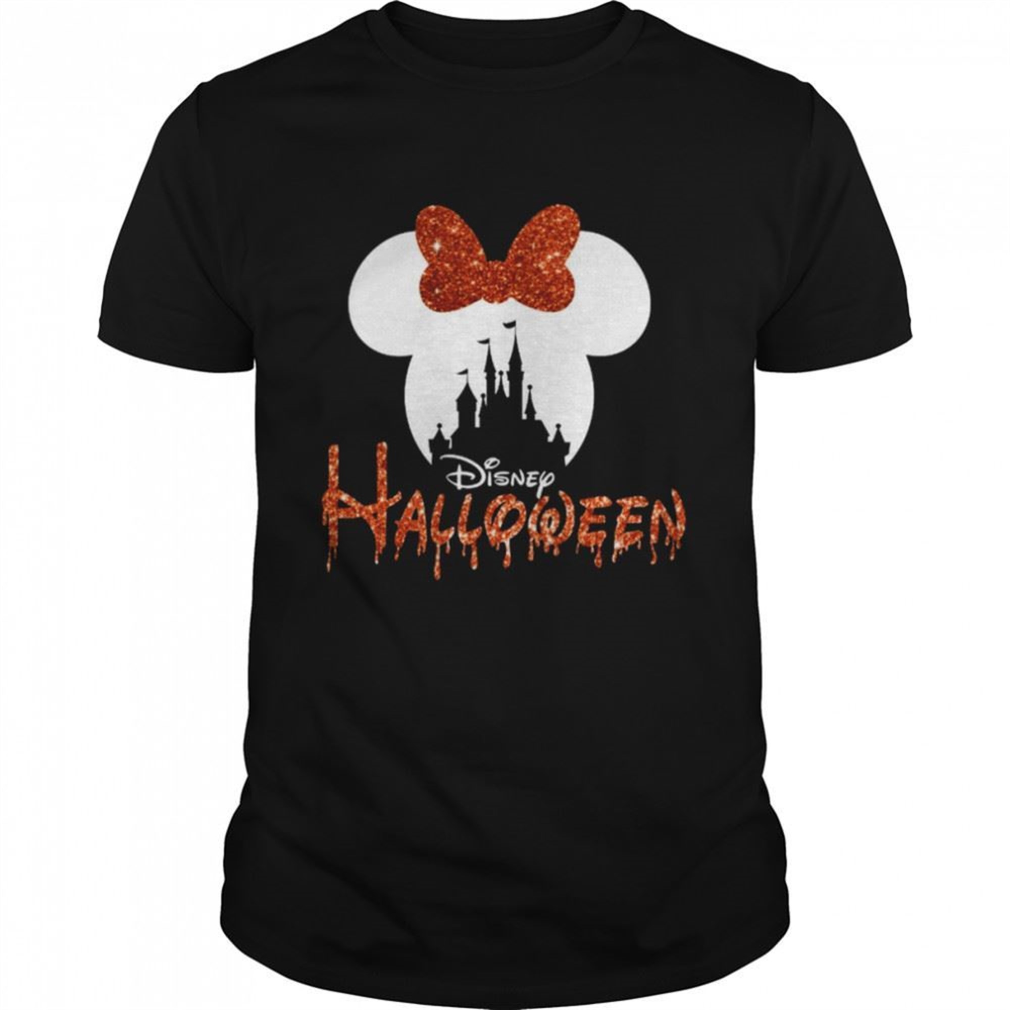 Mickey Halloween Scary Big Bow T-shirt