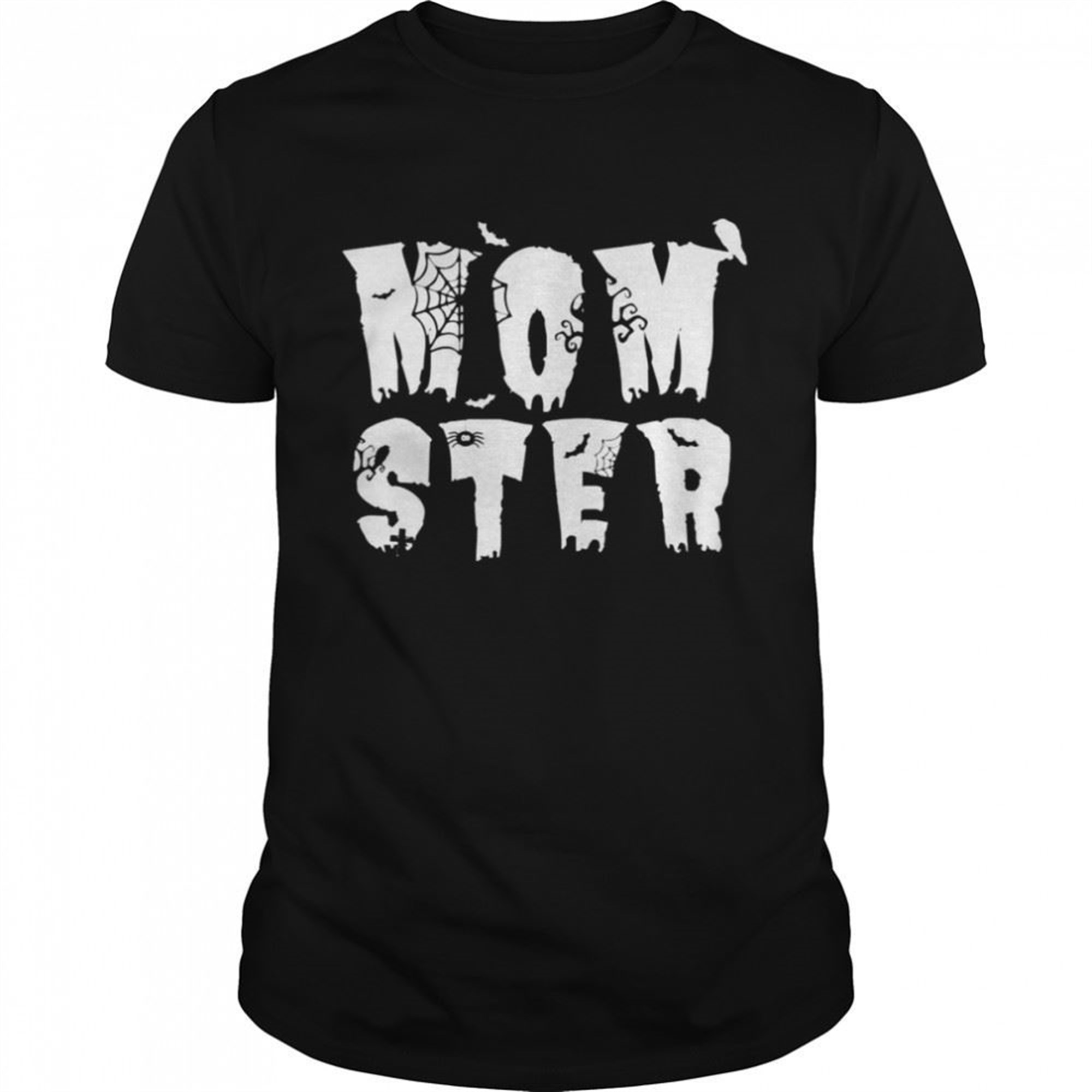 Mom Momster Halloween Pun Spooky Shirt