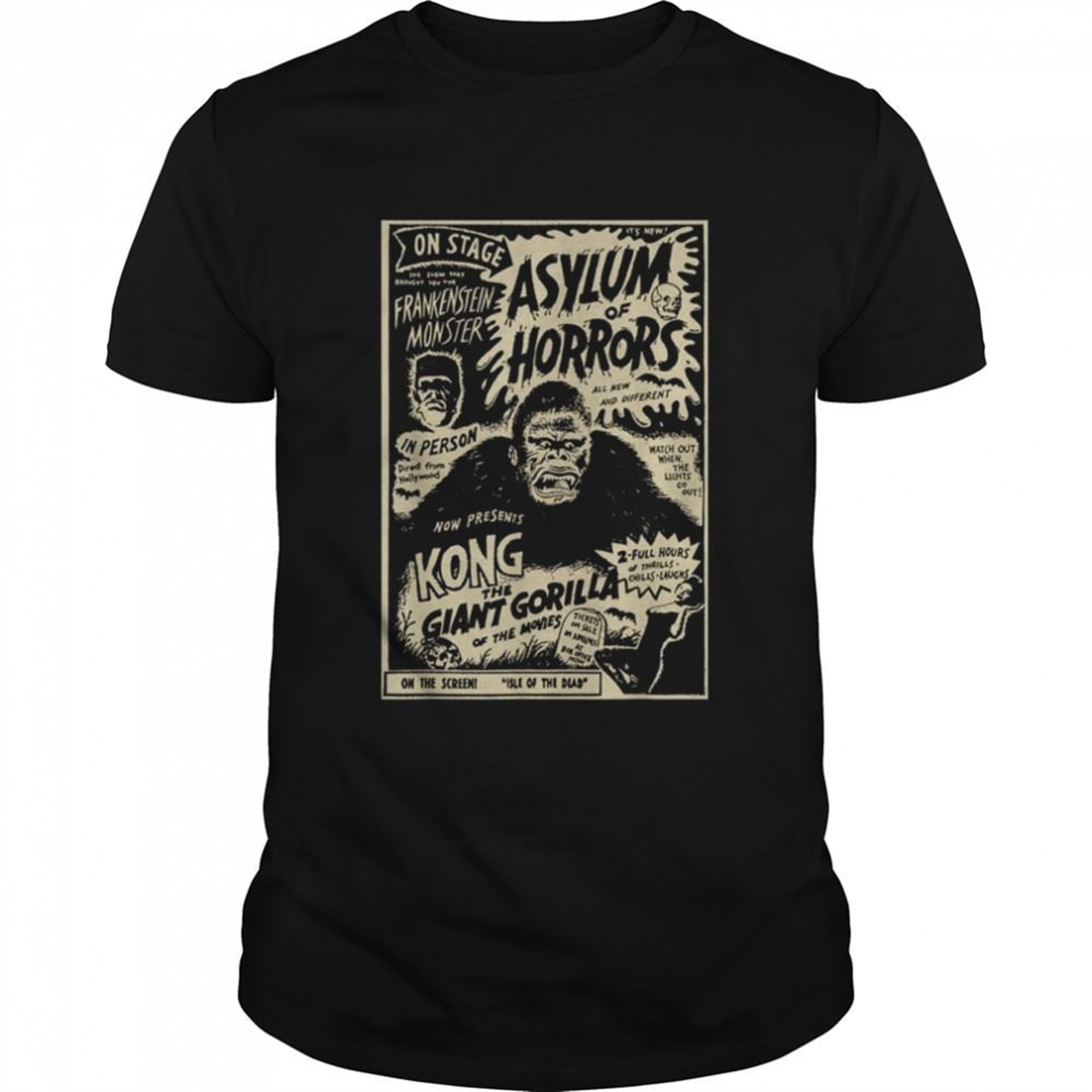 Monster Halloween Asylum Of Horrors Shirt
