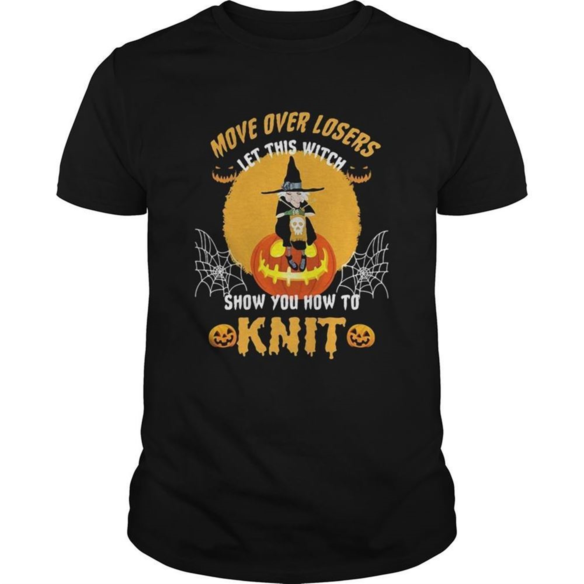 Move Over Losers Let This Witch Show You How To Knit Halloween Shirt