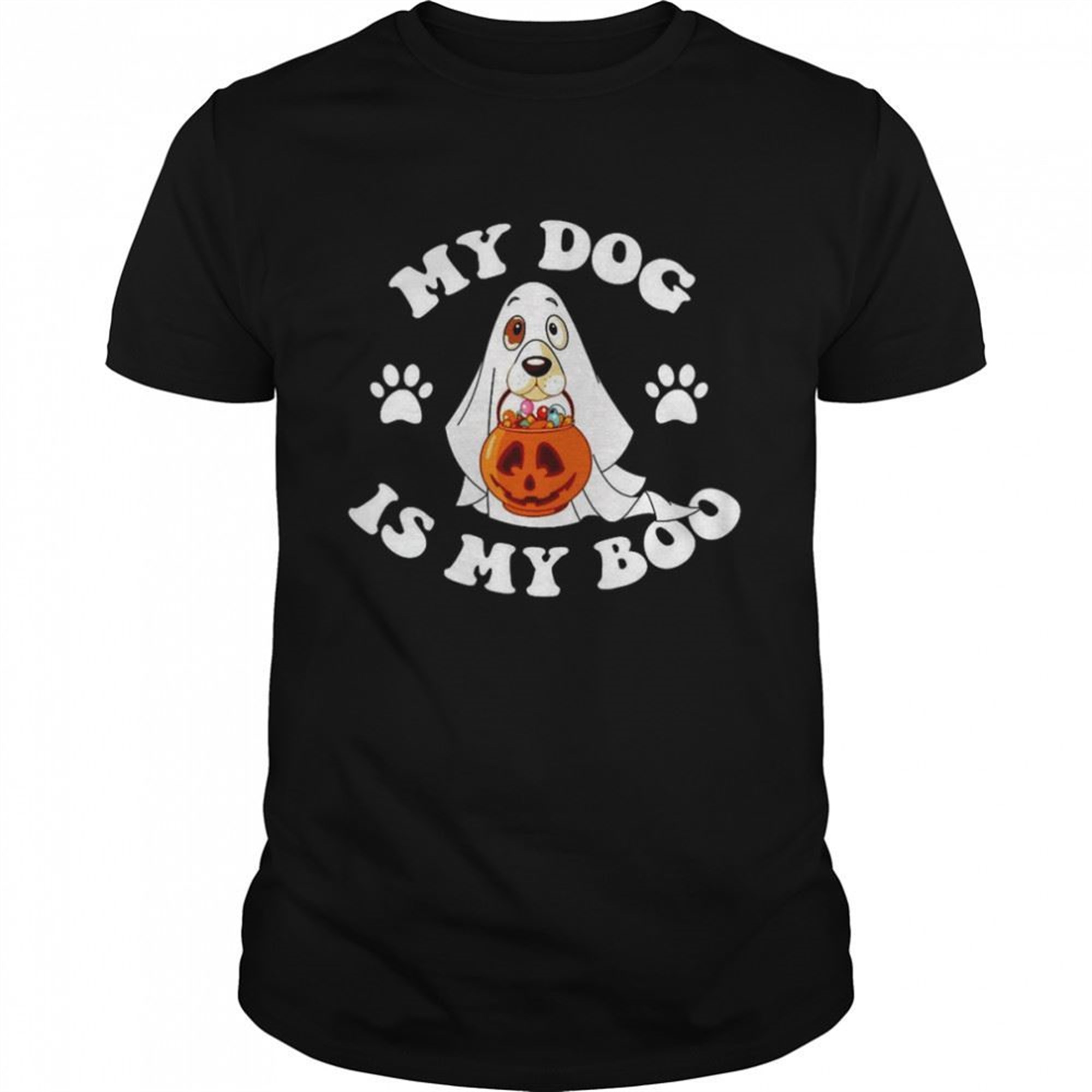 My Dog Is My Boo Ghost Halloween Shirt