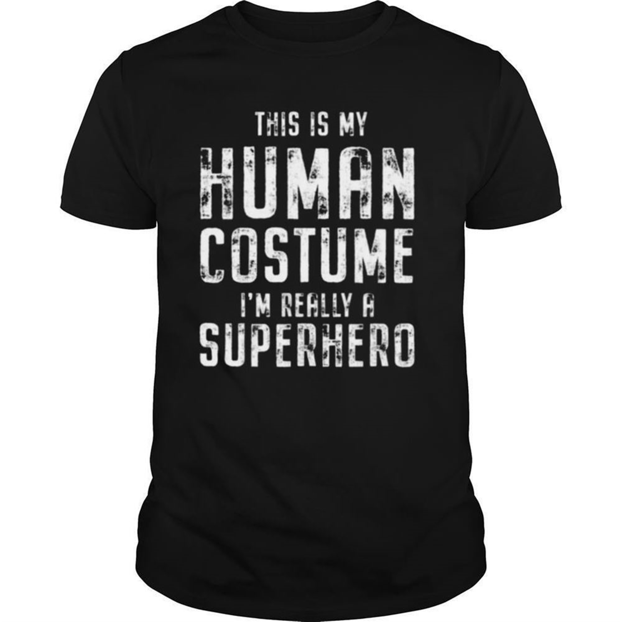 My Human Costume Funny Vintage Halloween Costume Shirt