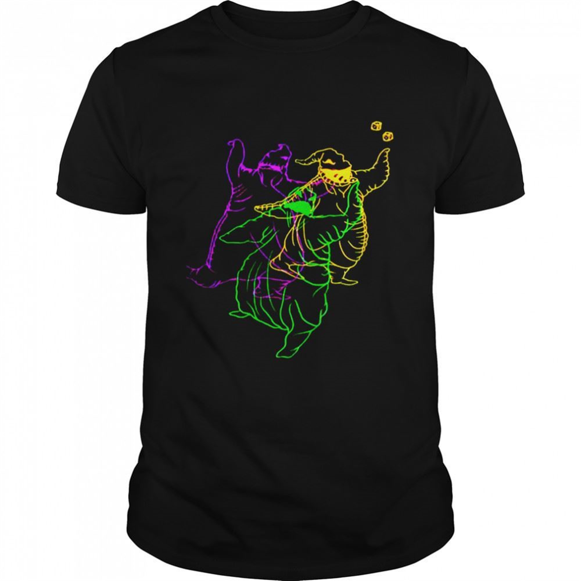 Neon Design Oogie Boogie Halloween Shirt