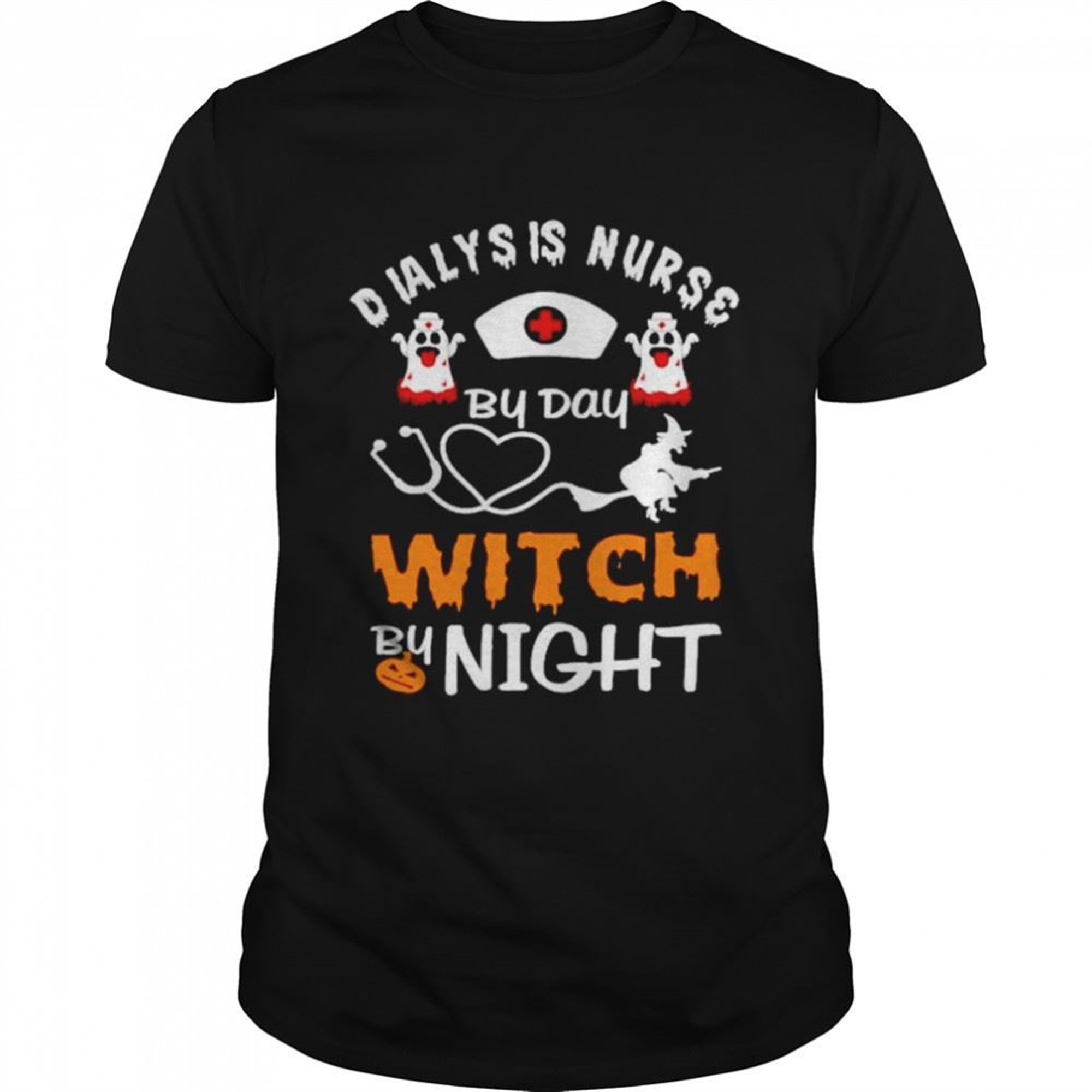 Nephrology Nurse Funny Halloween Shirt
