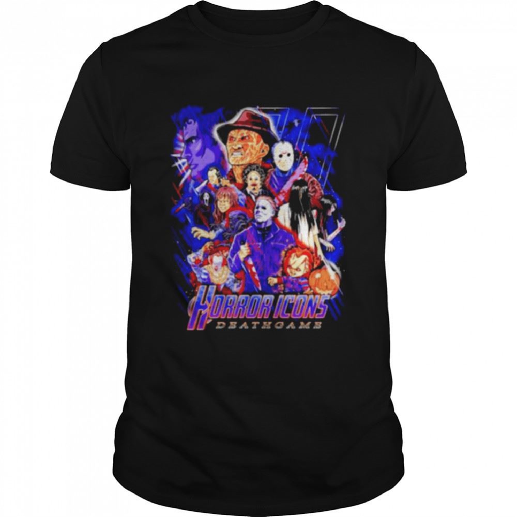Nice Horror Halloween Avengers Horror Icons Dbathgame Shirt